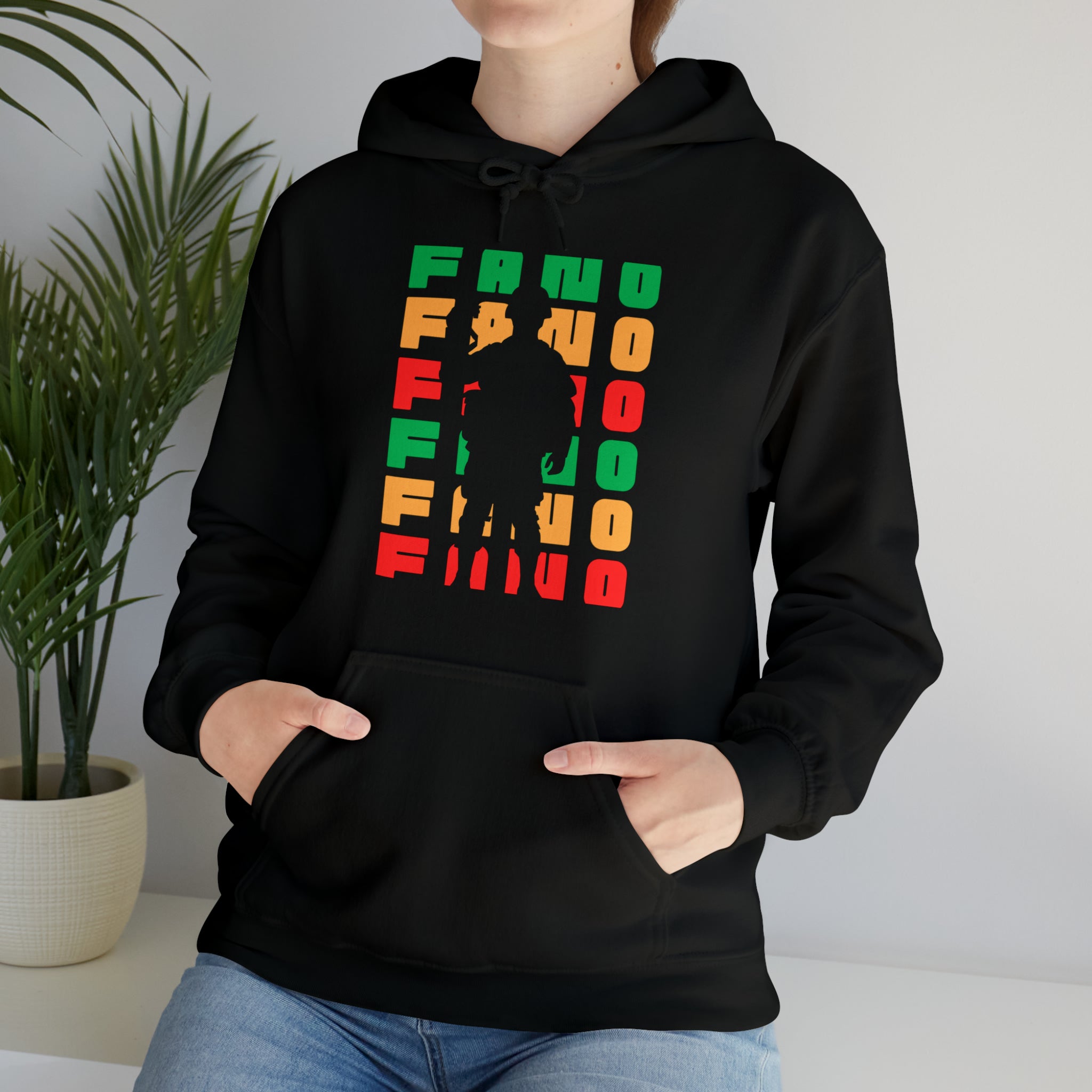 FLAG BACKGROUND FANO UNISEX HOODIE™