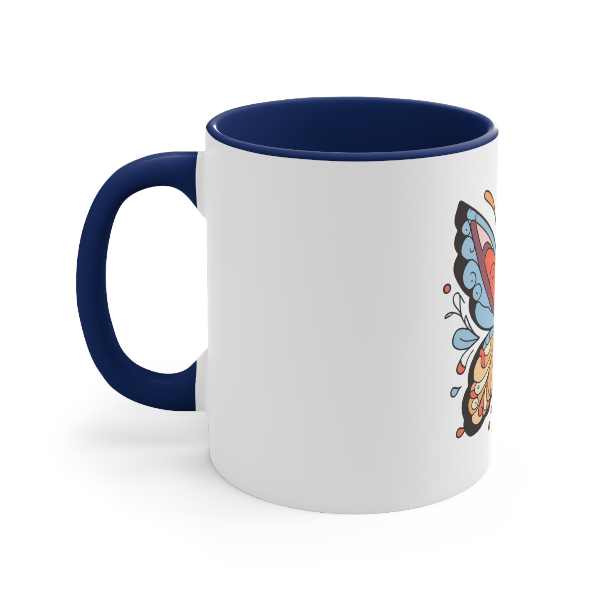 Butterfly White Mug 11oz