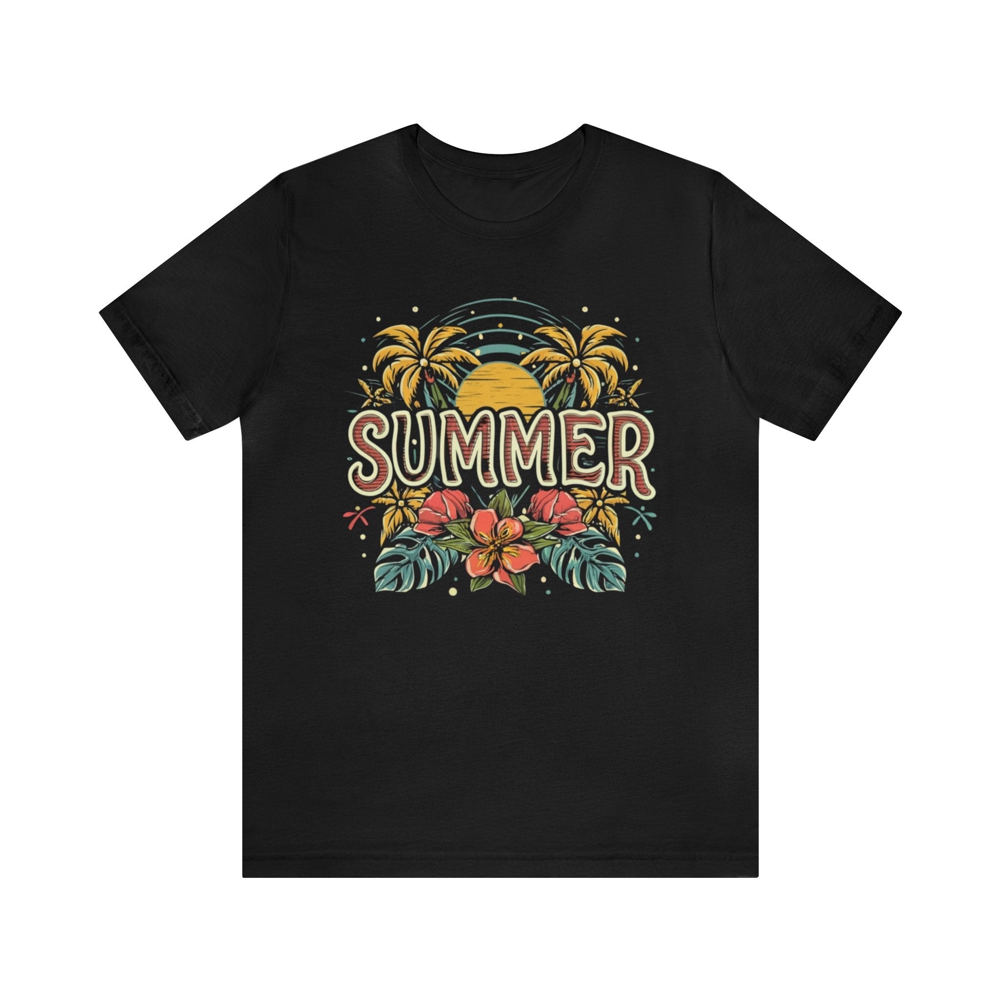 Summer Unisex Jersey Short Sleeve Tee