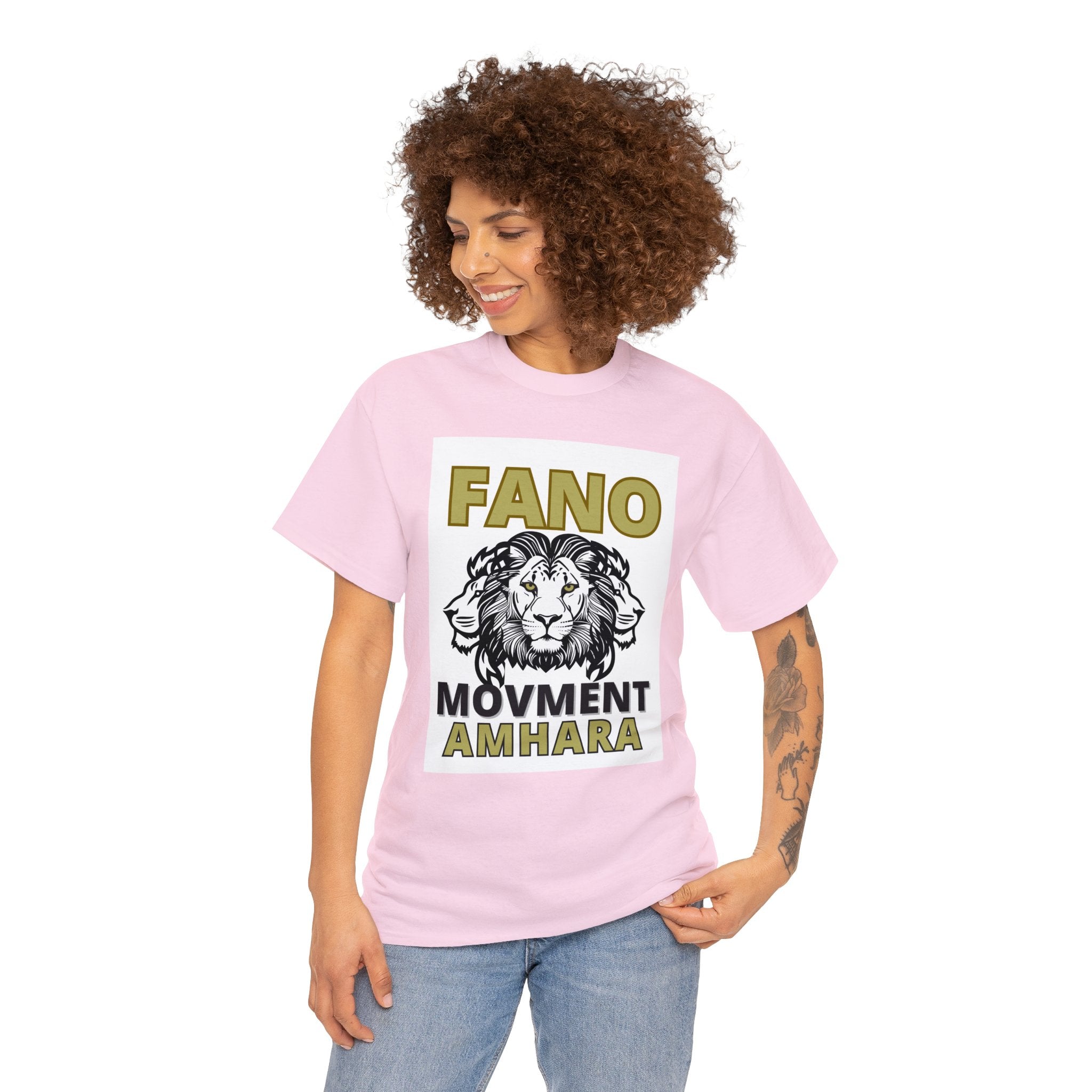 LION UNISEX HEAVY COTTON UNISEX COTTON TEE