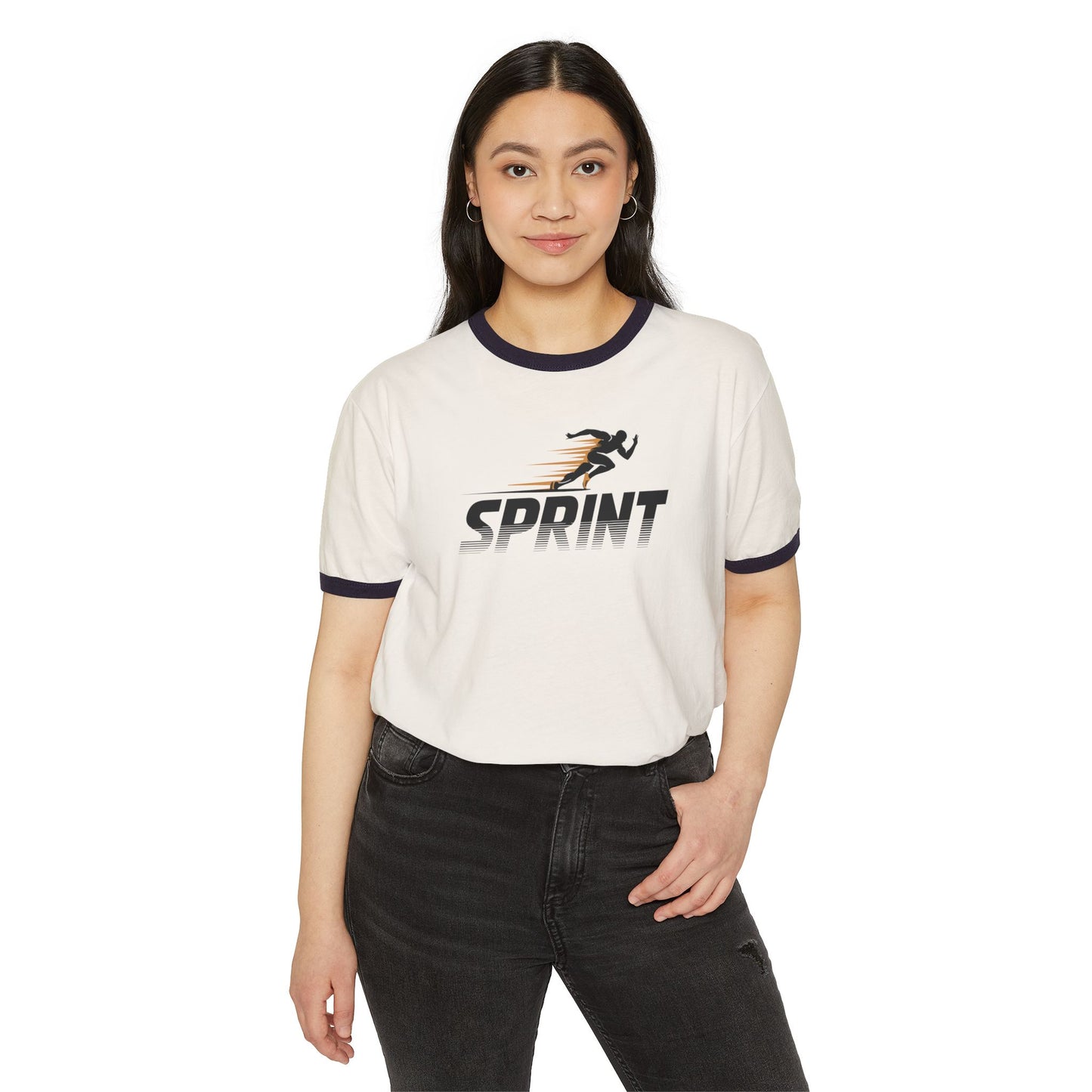 Sprint Unisex Cotton Ringer T-Shirt