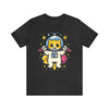 Astronaut Cat Unisex Jersey Short Sleeve Tee