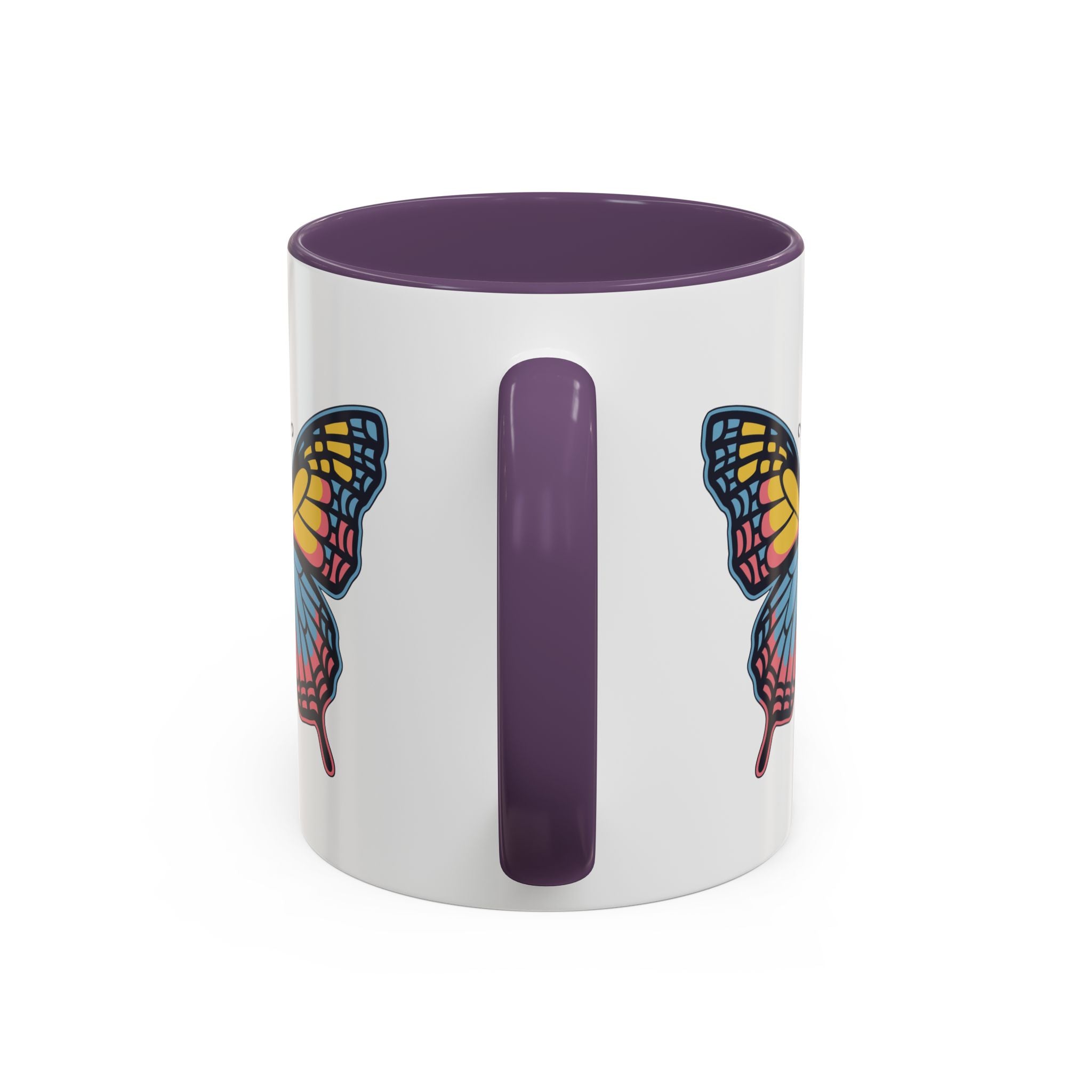 Butterfly Accent Coffee Mug (11, 15oz)