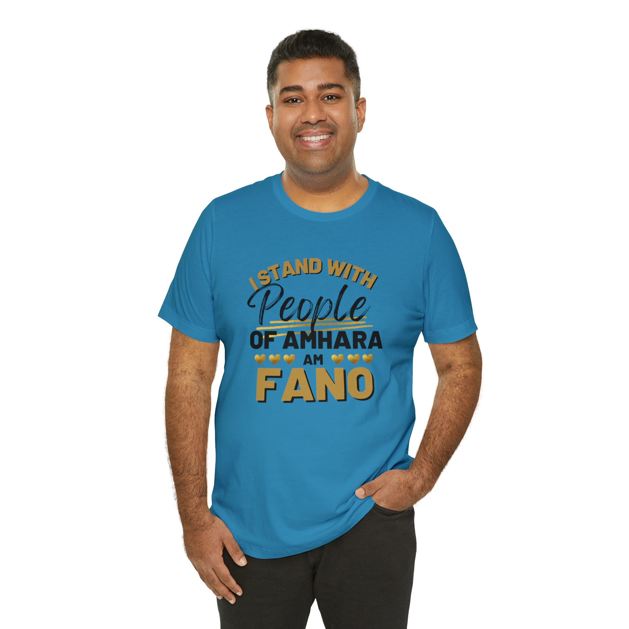 I STAND WITH FANO UNISEX JERSEY TEE