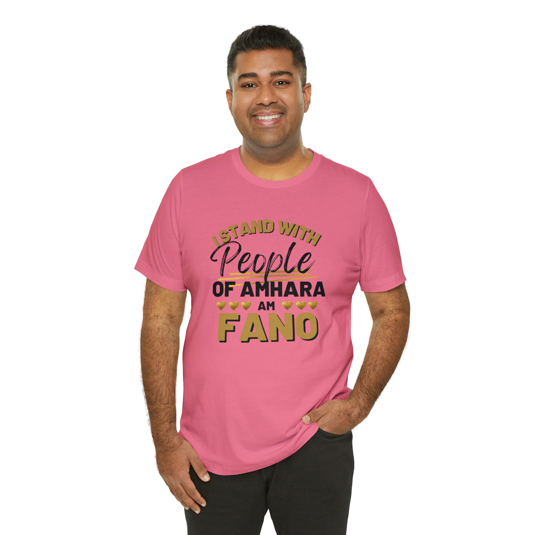 I STAND WITH FANO UNISEX JERSEY TEE