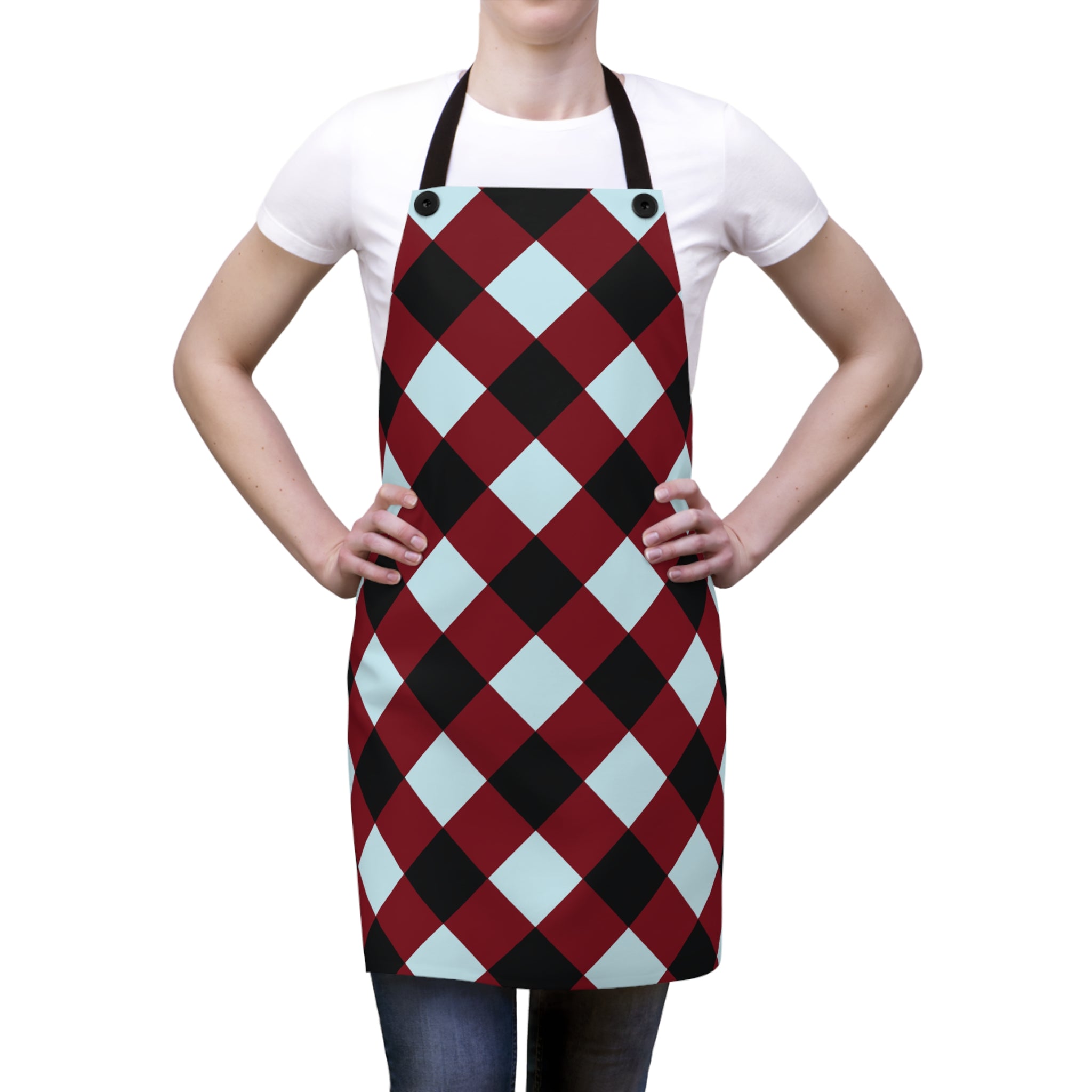 Red plaid Apron