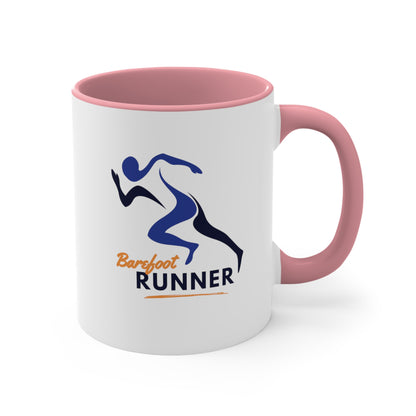 Barefoot Runner White Mug 11oz