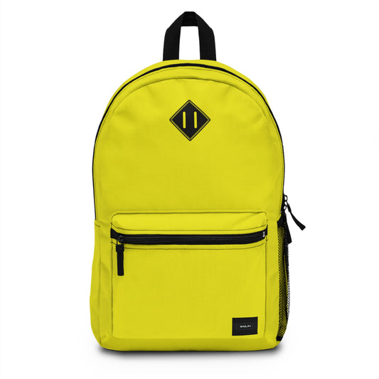 Stylish Yellow Backpack for Everyday Adventures, School, Travel, Fun Events, Customizable Design
