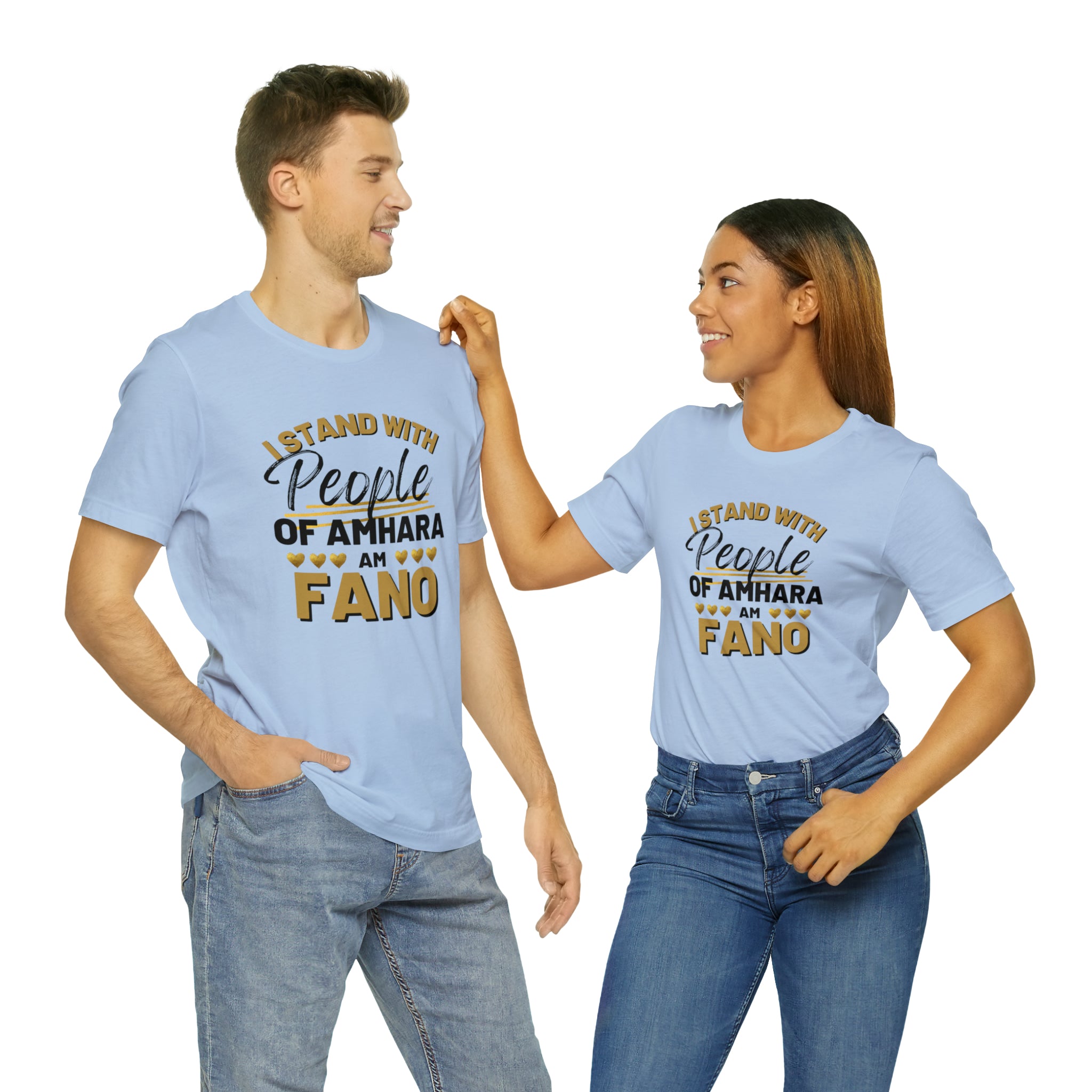 I STAND WITH FANO UNISEX JERSEY TEE