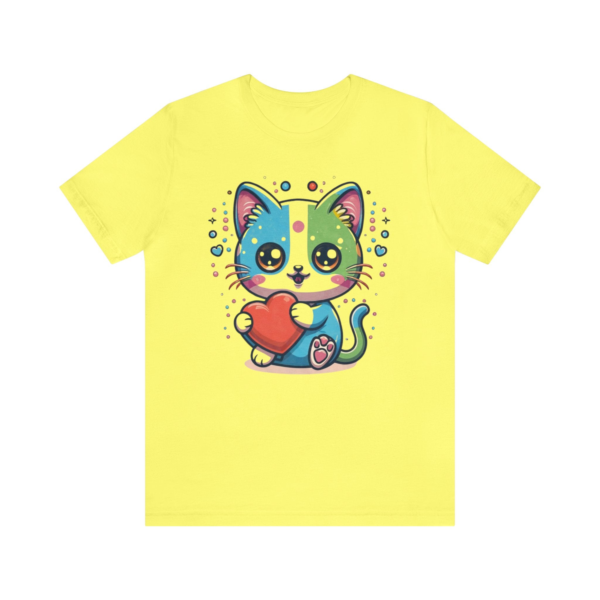 Cute Cat Unisex Jersey Short Sleeve Tee