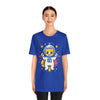 Astronaut Cat Unisex Jersey Short Sleeve Tee