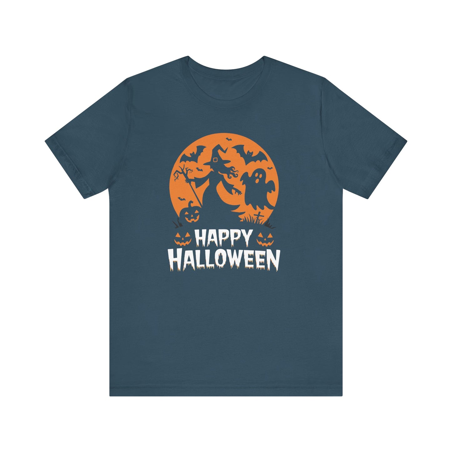 Happy Halloween Unisex Jersey Short Sleeve Tee