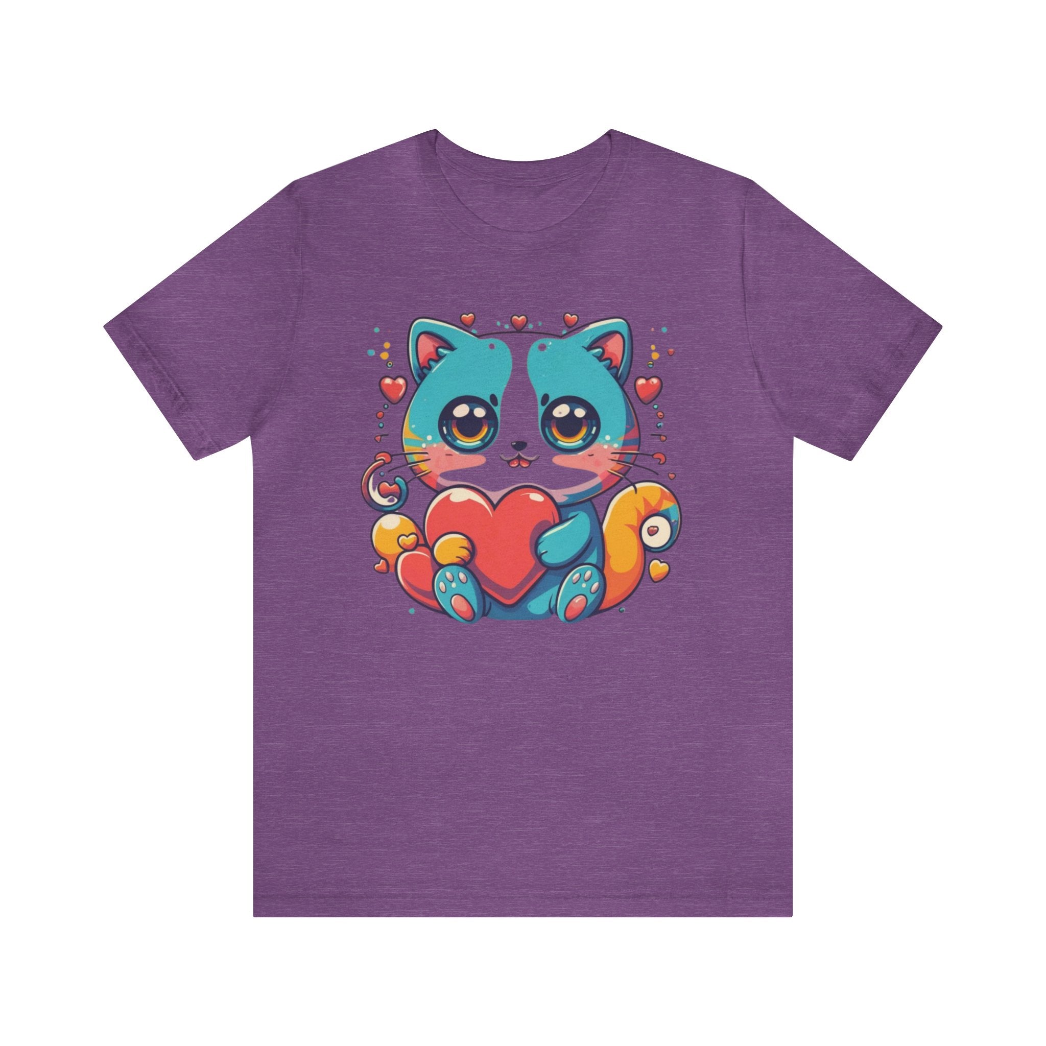 Cute Cat Unisex Jersey Short Sleeve Tee