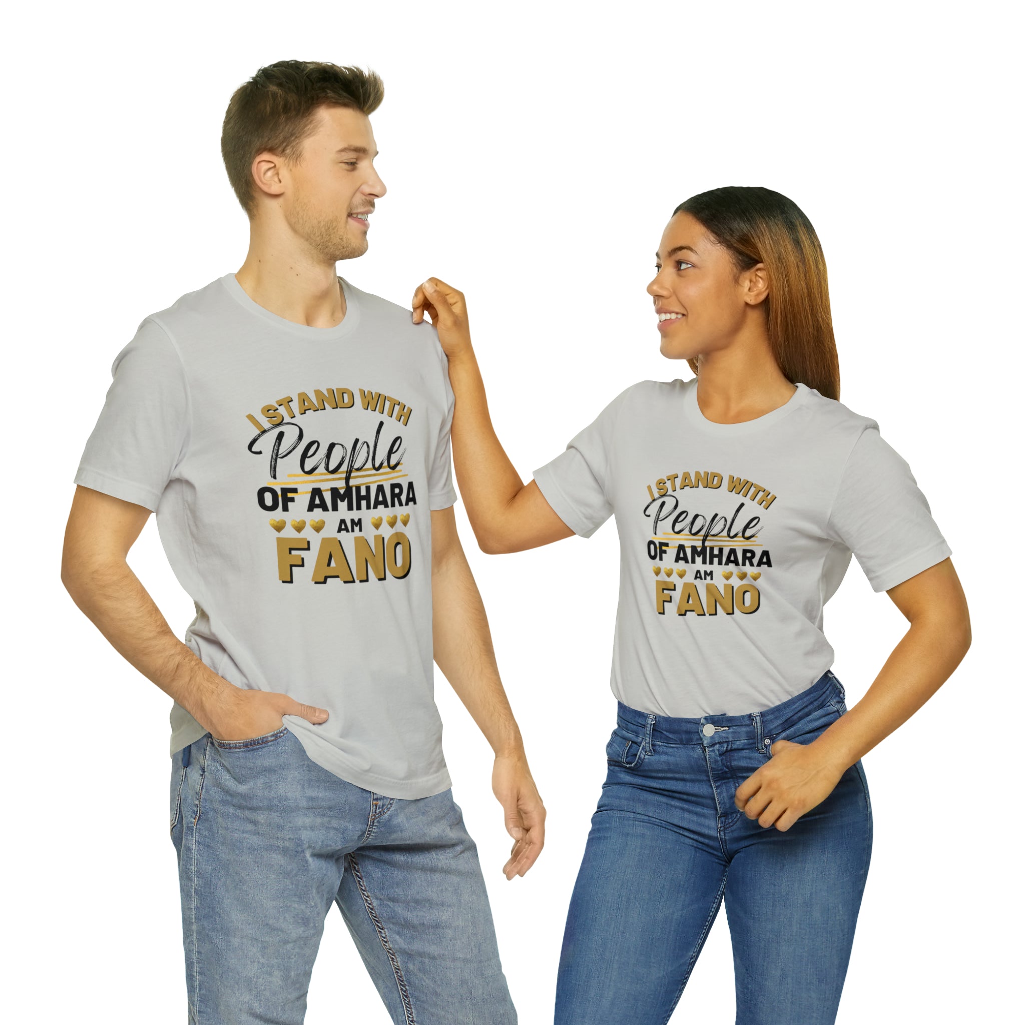 I STAND WITH FANO UNISEX JERSEY TEE