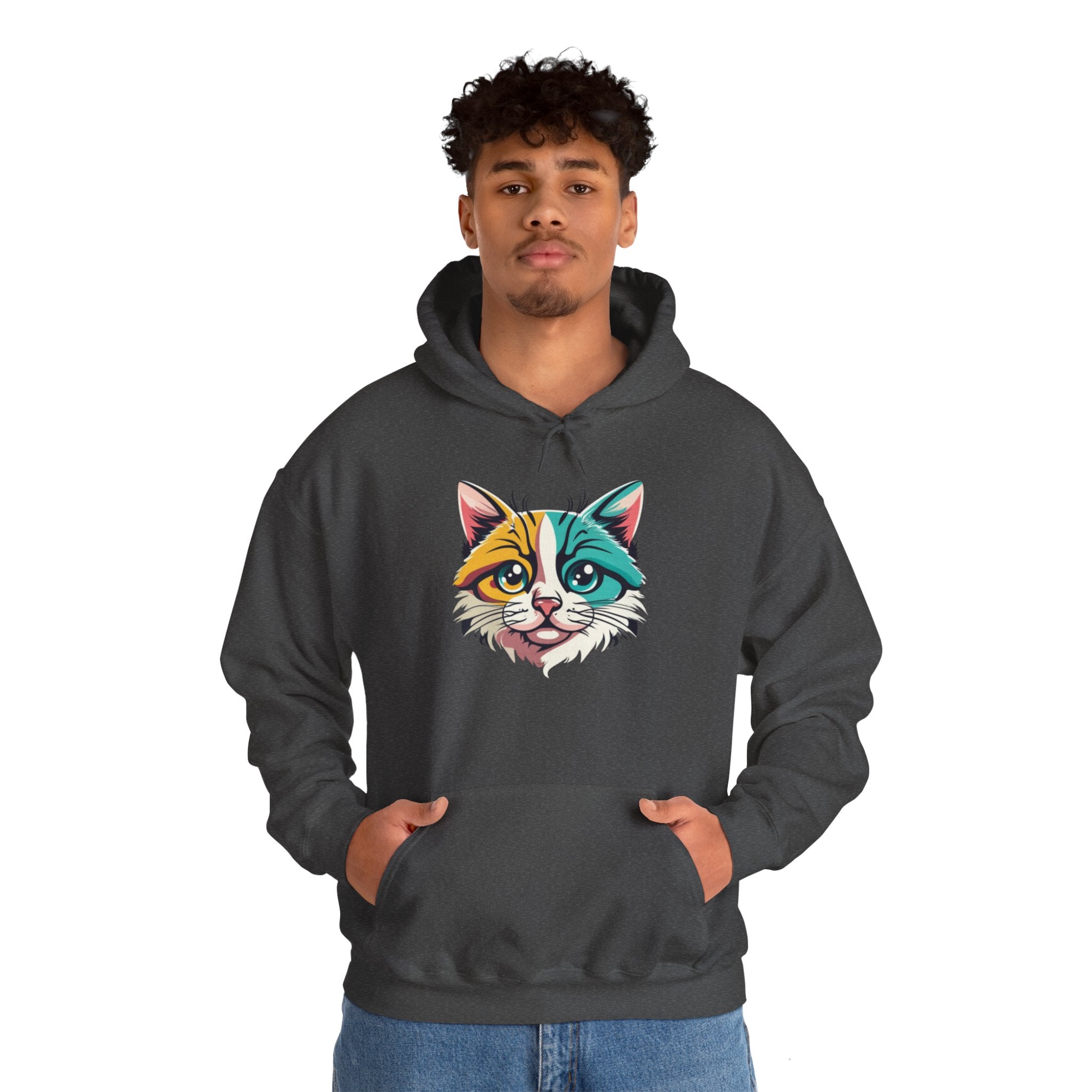 Cat Unisex Heavy Blend™ Hooded Sweatshirt