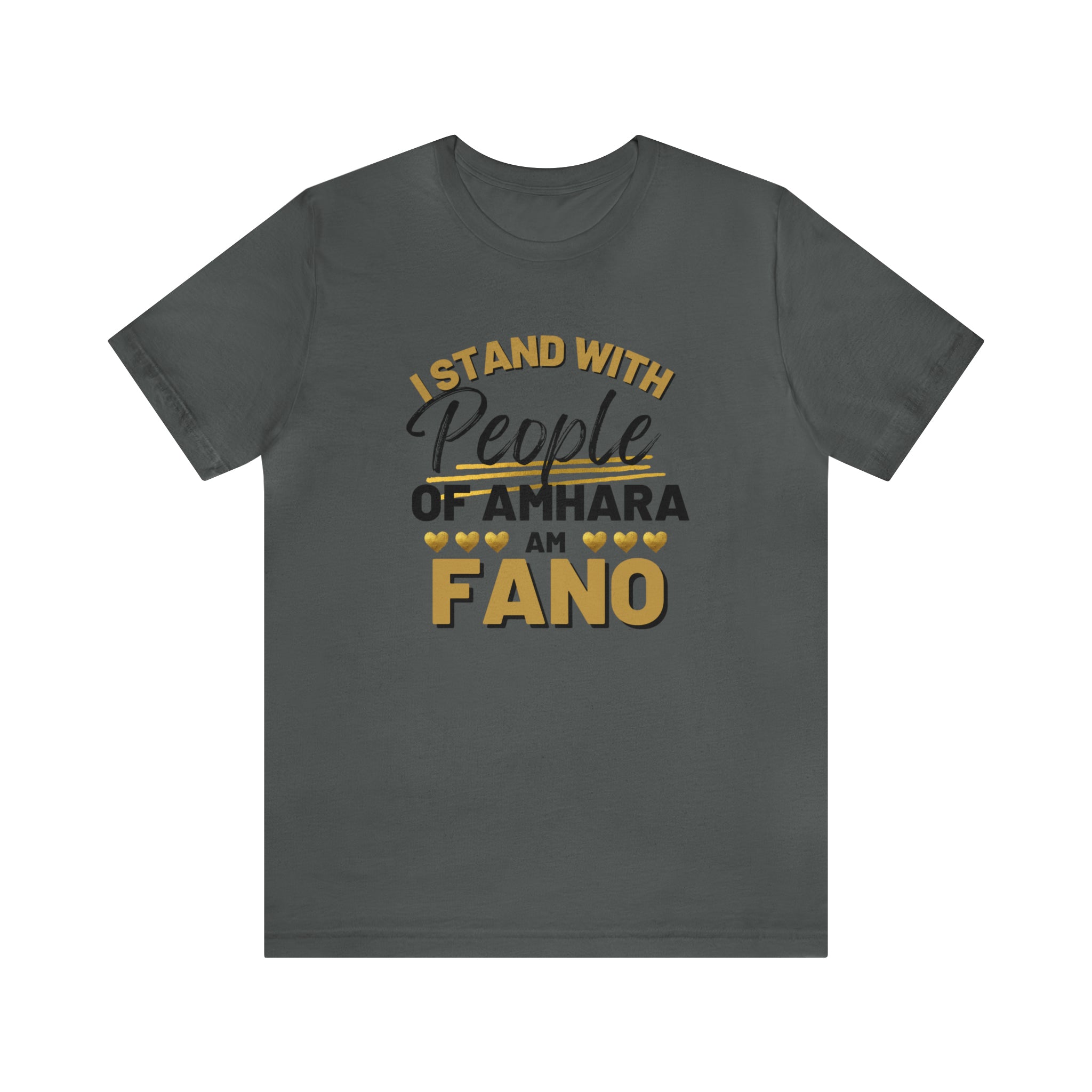 I STAND WITH FANO UNISEX JERSEY TEE