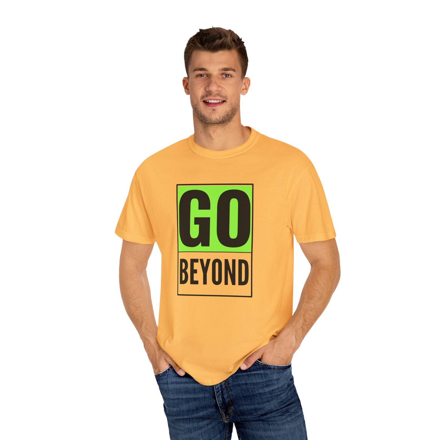 Go Beyond Graphic T-shirt, Unisex Tee, Motivational Shirt, Casual Wear, Gift for Adventurers, Street Style Top