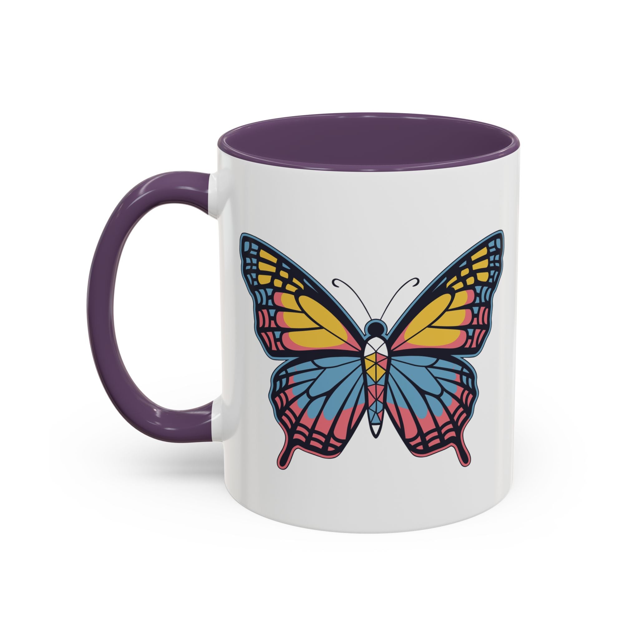 Butterfly Accent Coffee Mug (11, 15oz)