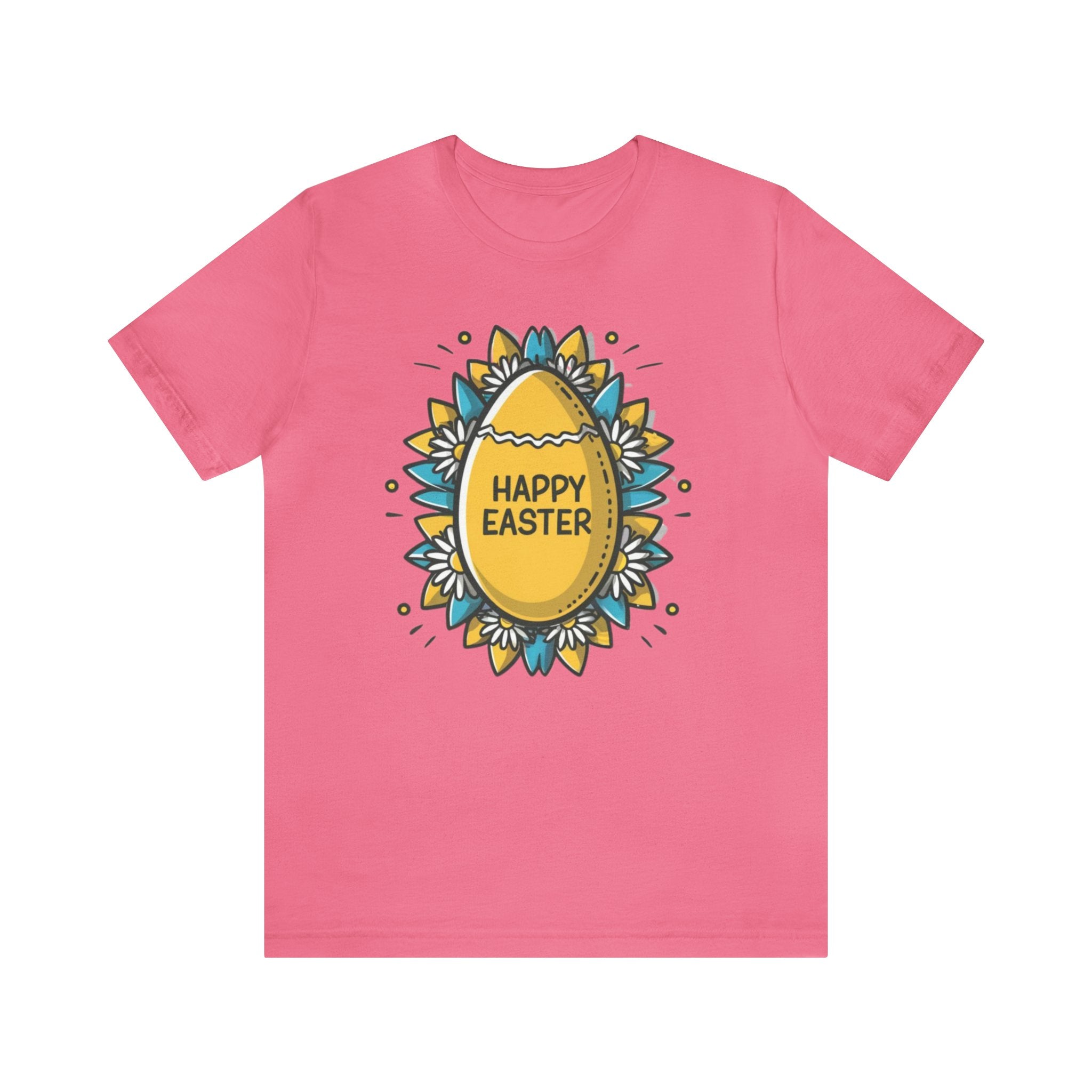 Happy Easter Unisex Jersey Short Sleeve Tee