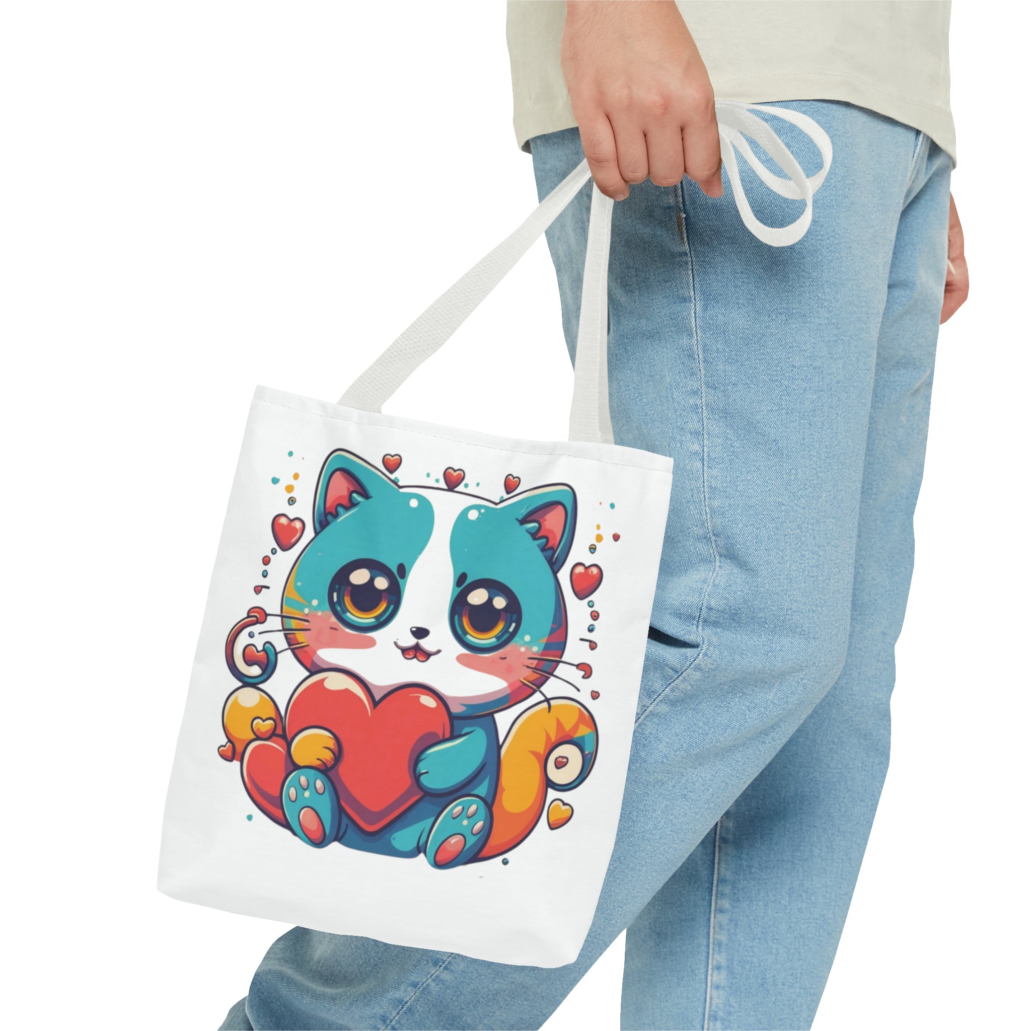 Cute Cat Tote Bag (AOP)