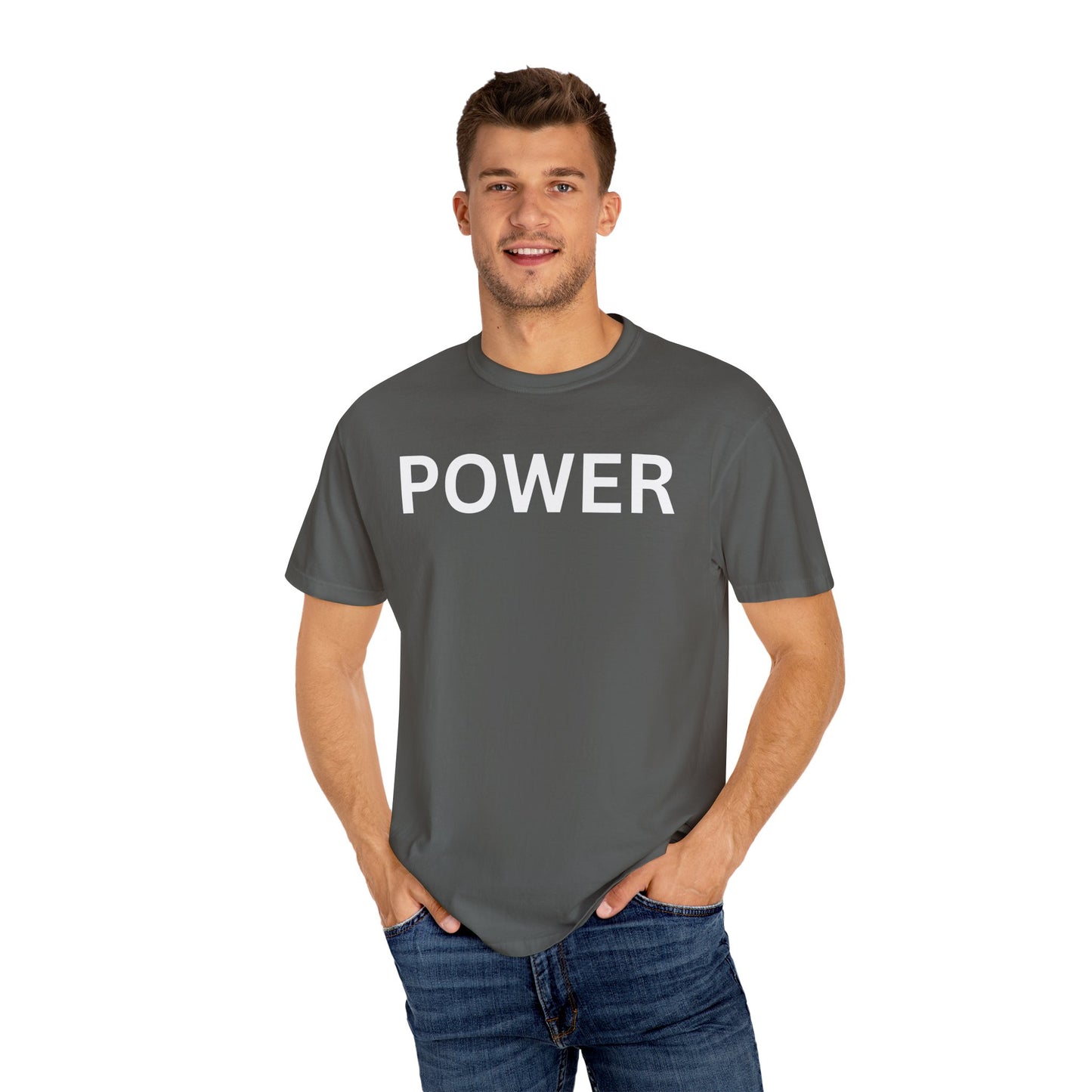 Empowerment Unisex T-Shirt - Garment-Dyed Tee for Motivation, Casual Wear, Gift for Friends, Positive Vibes, Everyday Statement