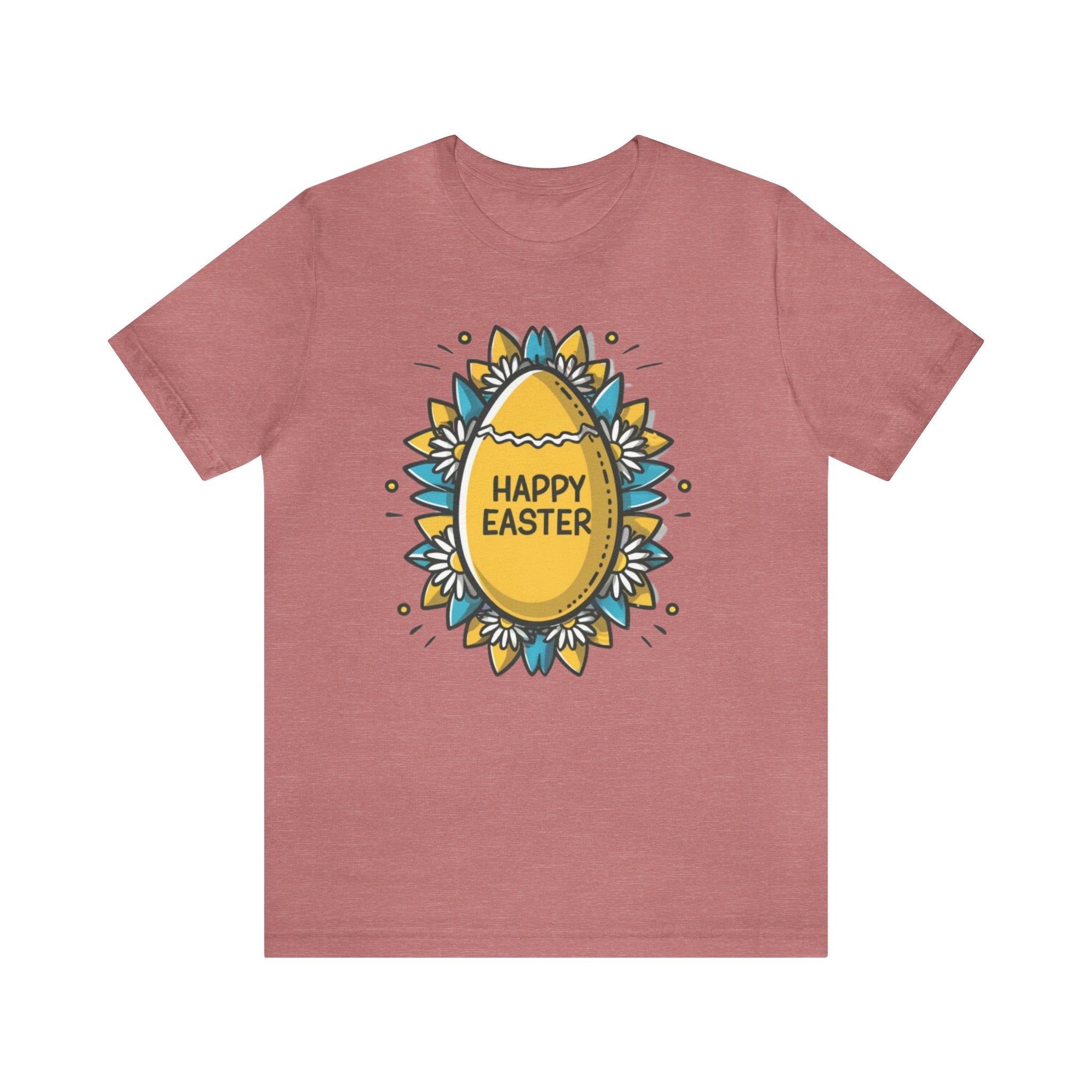 Happy Easter Unisex Jersey Short Sleeve Tee