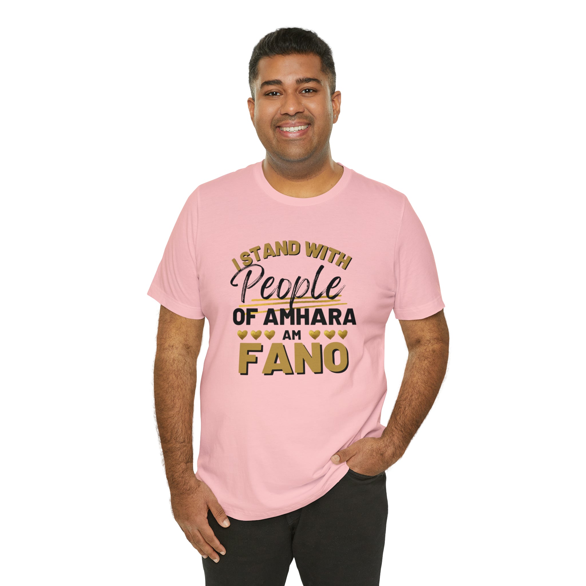 I STAND WITH FANO UNISEX JERSEY TEE