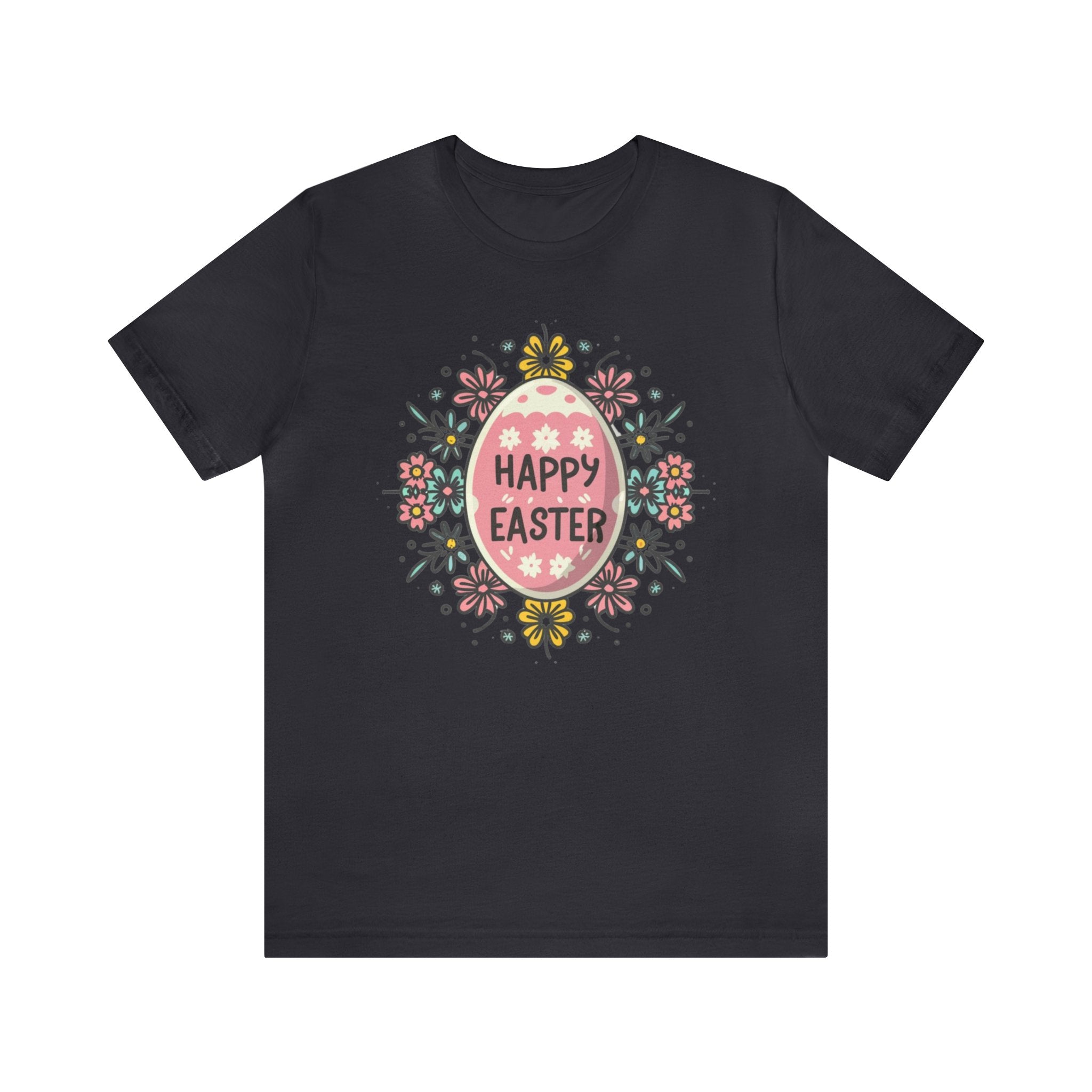 Happy Easter Unisex Jersey Short Sleeve Tee