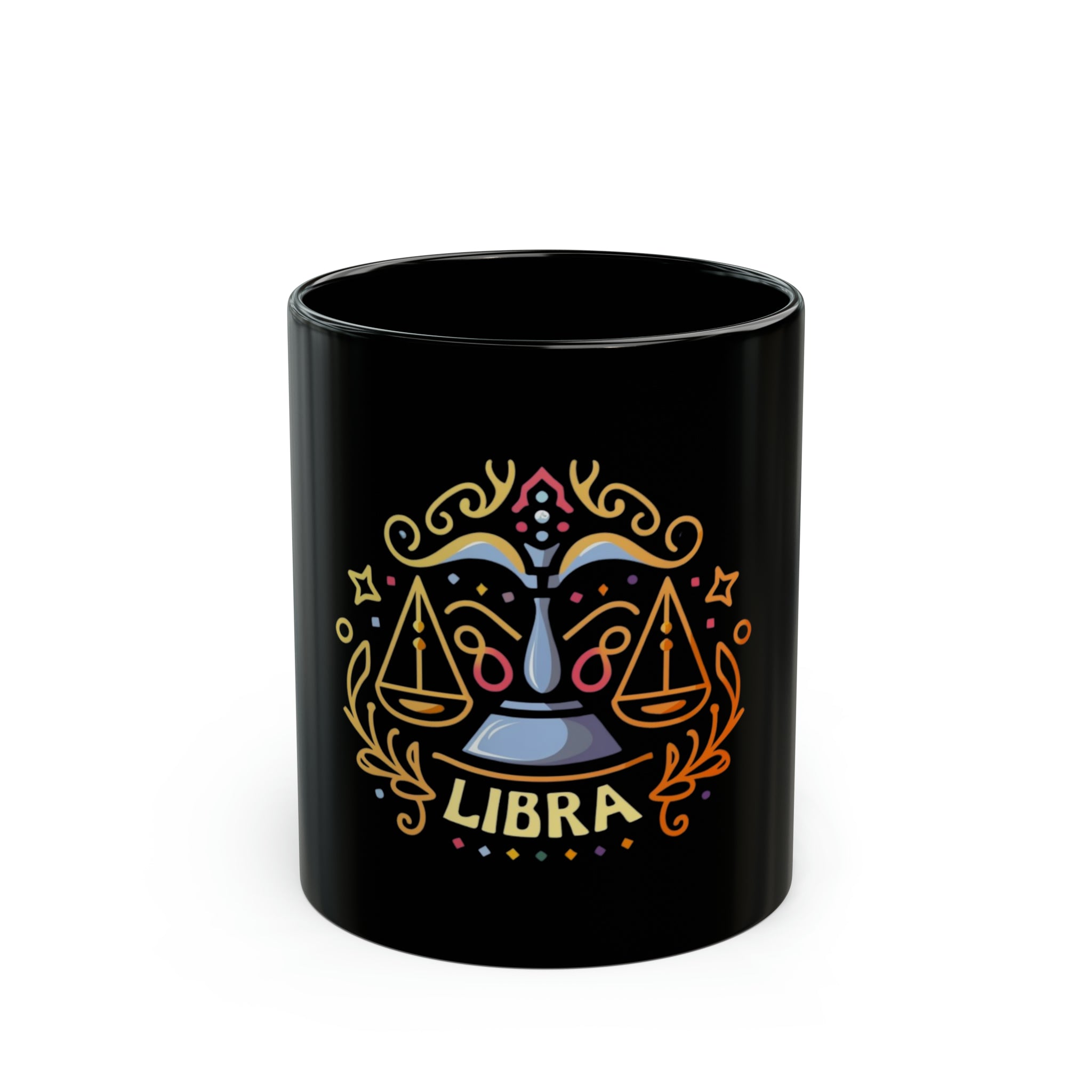 Libra 11oz Black Mug