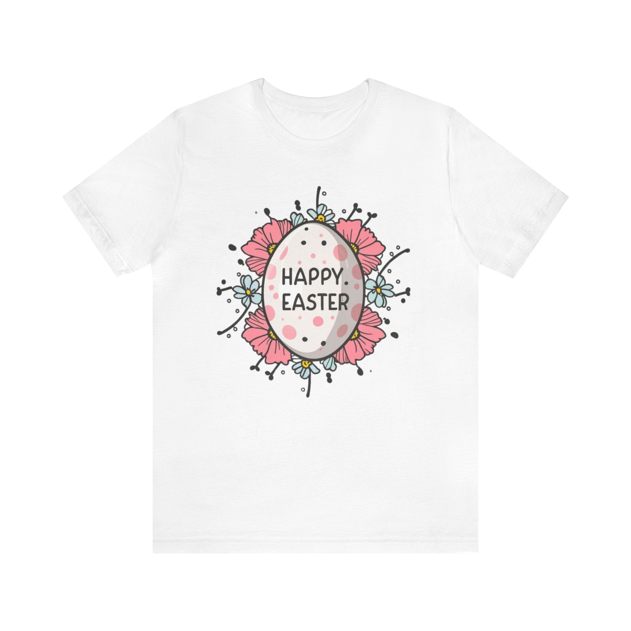 Happy Easter Unisex Jersey Short Sleeve Tee