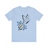 Butterfly & Flower Unisex Jersey Short Sleeve Tee