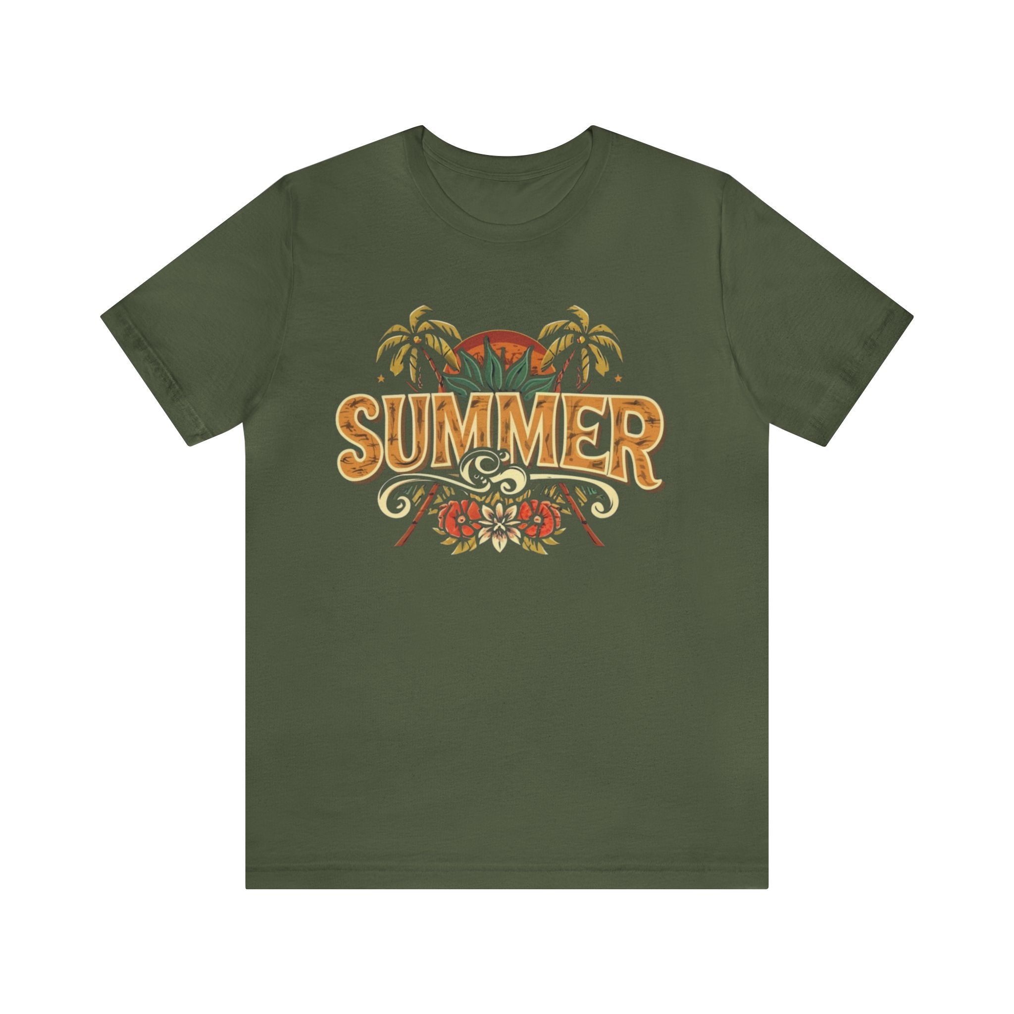 Summer Unisex Jersey Short Sleeve Tee