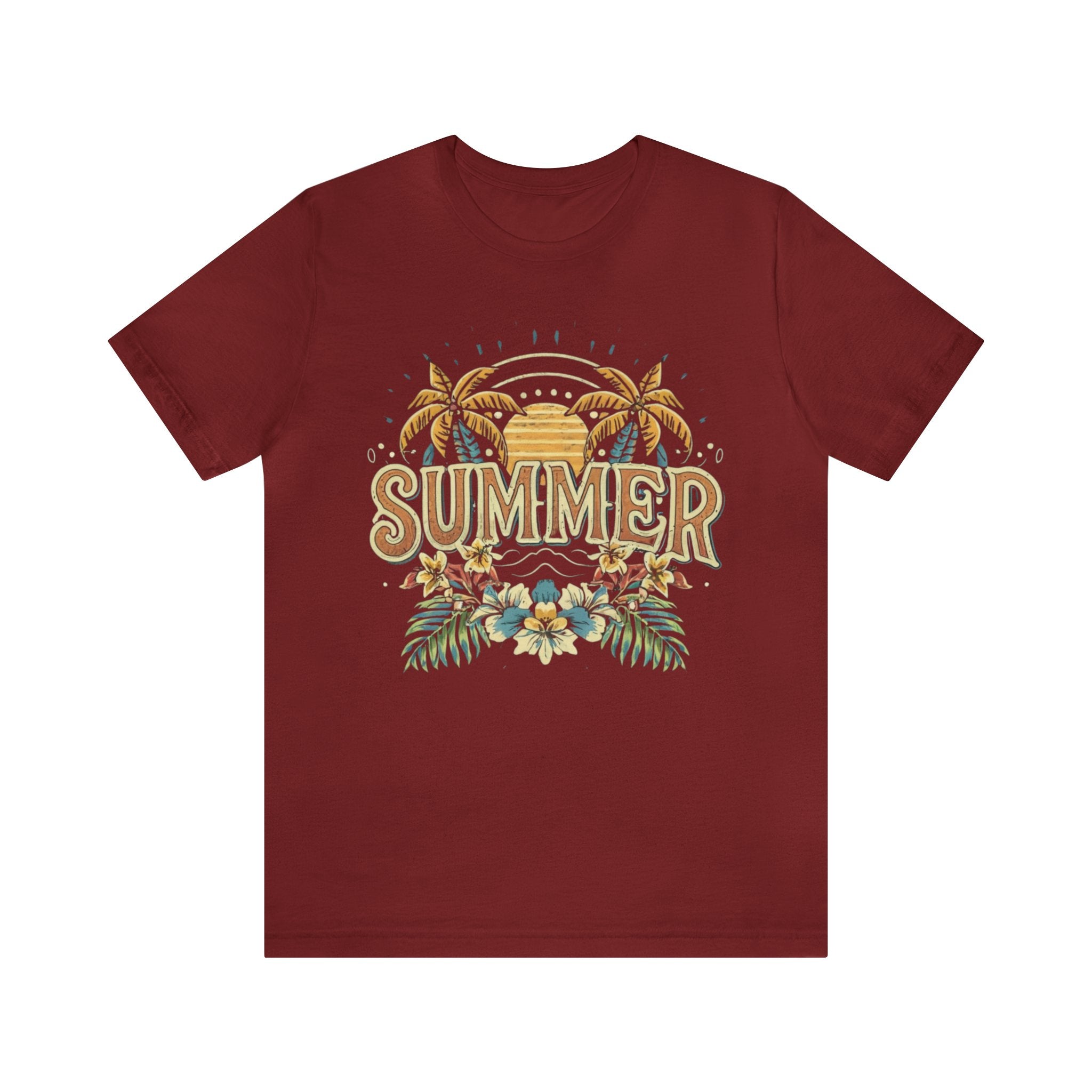 Summer Unisex Jersey Short Sleeve Tee