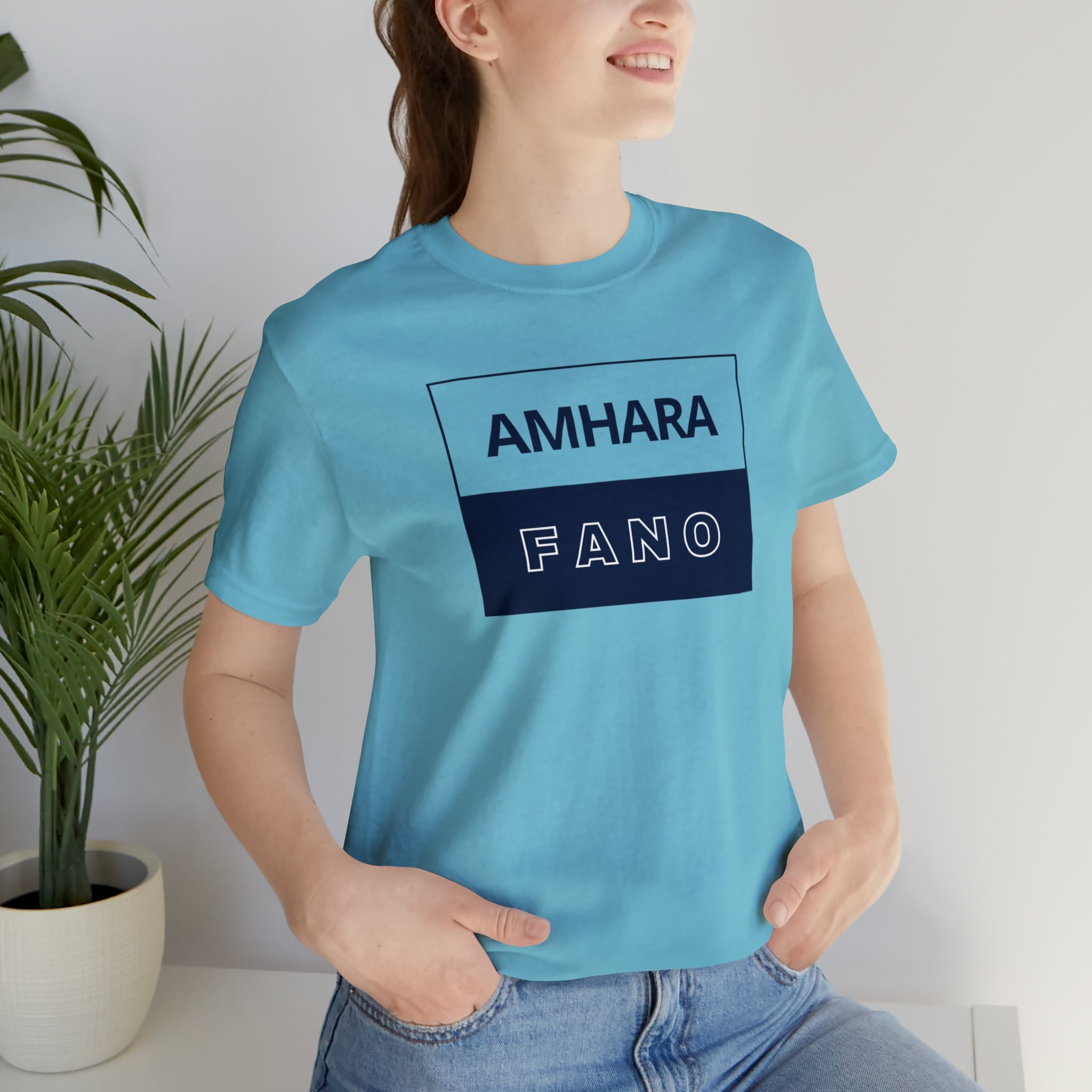 AMHARA FANO UNISEX JERSEY SHORT SLEEVE TEE