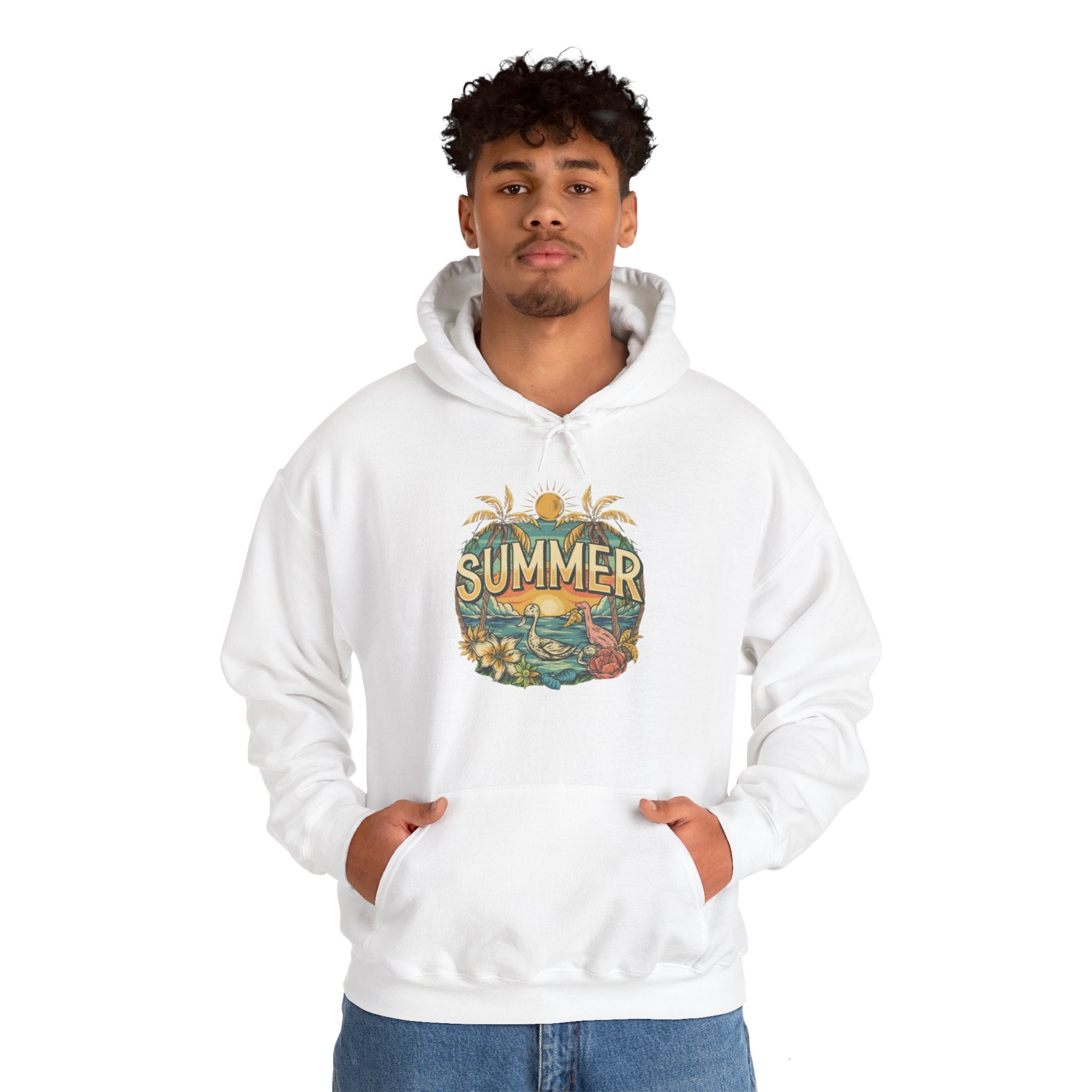 Summer Unisex Heavy Blend™ Hooded Sweatshirt