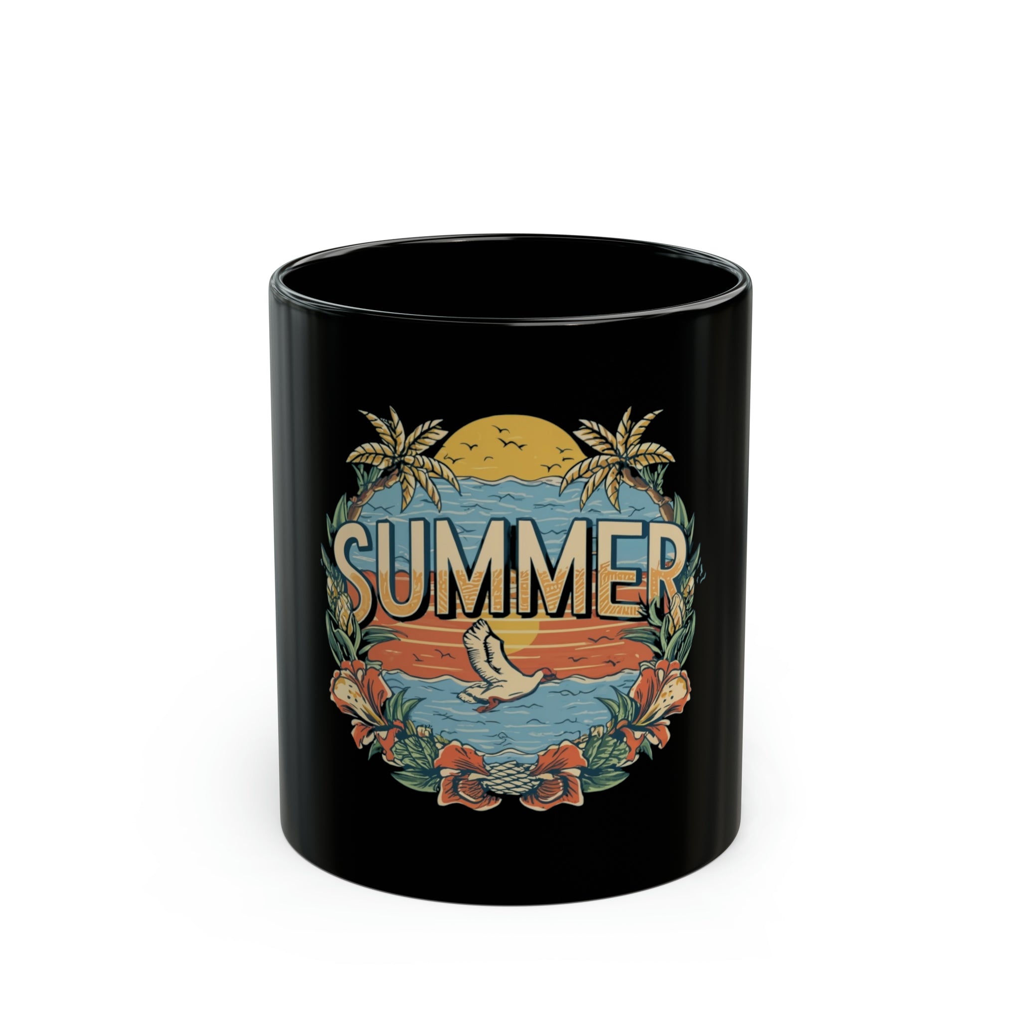 SUMMER 11oz Black Mug