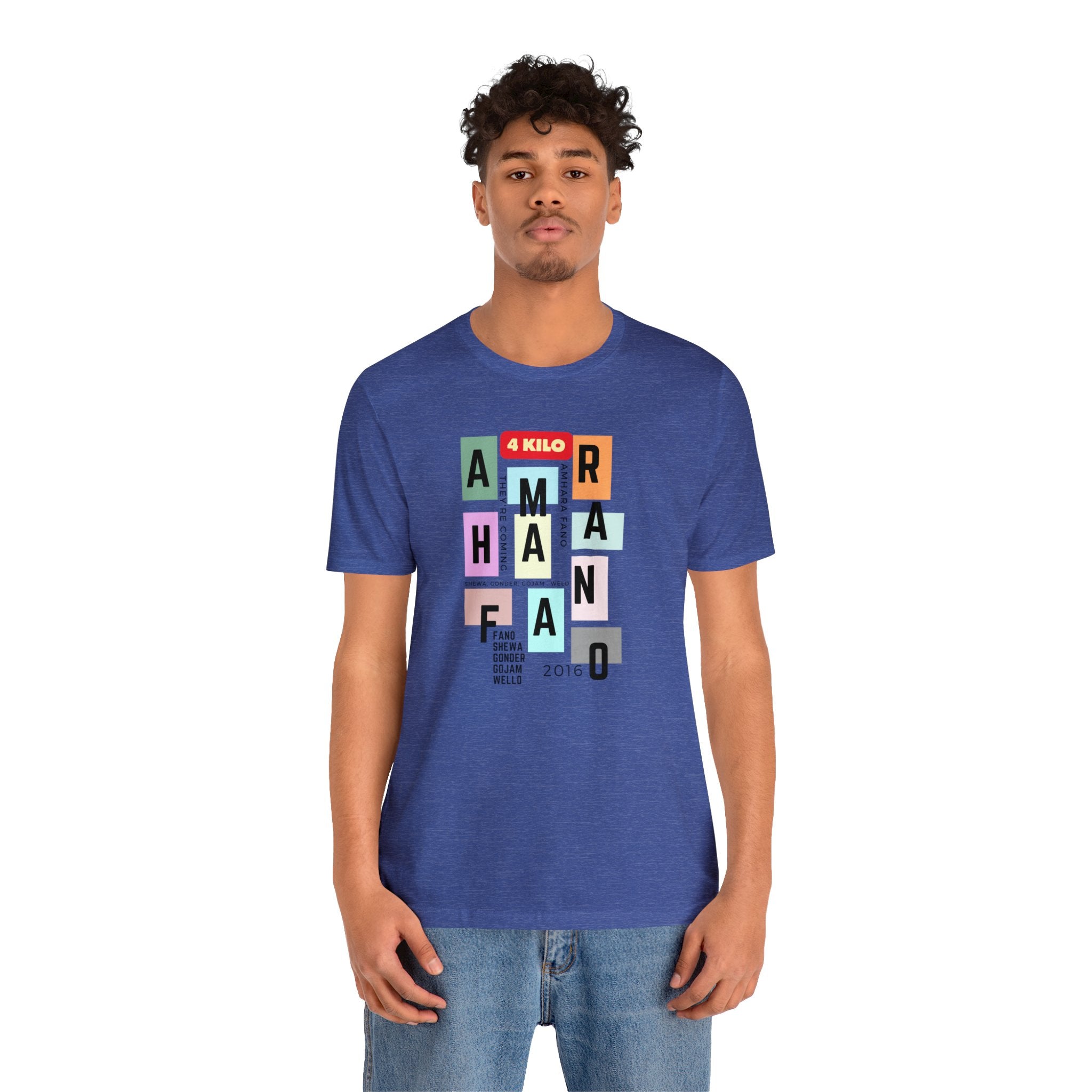 Amhara Unisex Jersey Short Sleeve Tee