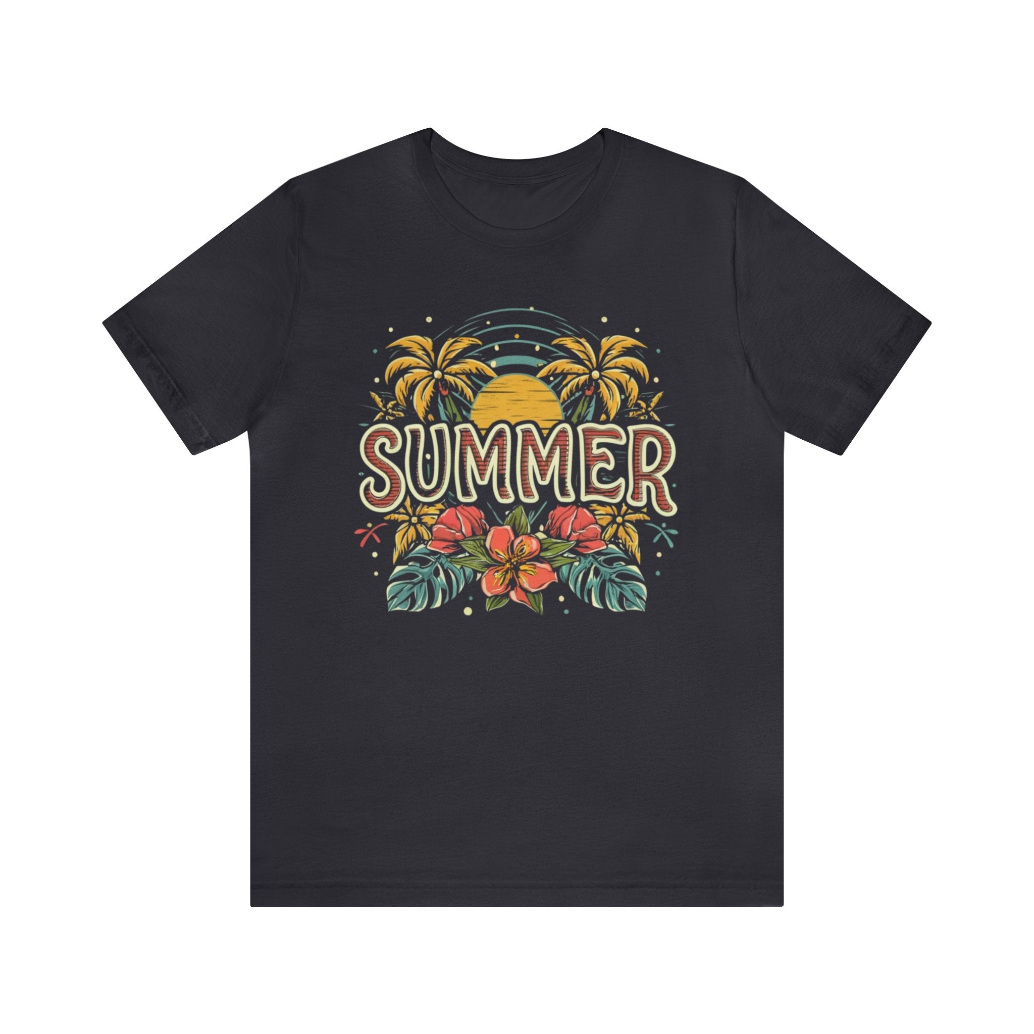 Summer Unisex Jersey Short Sleeve Tee