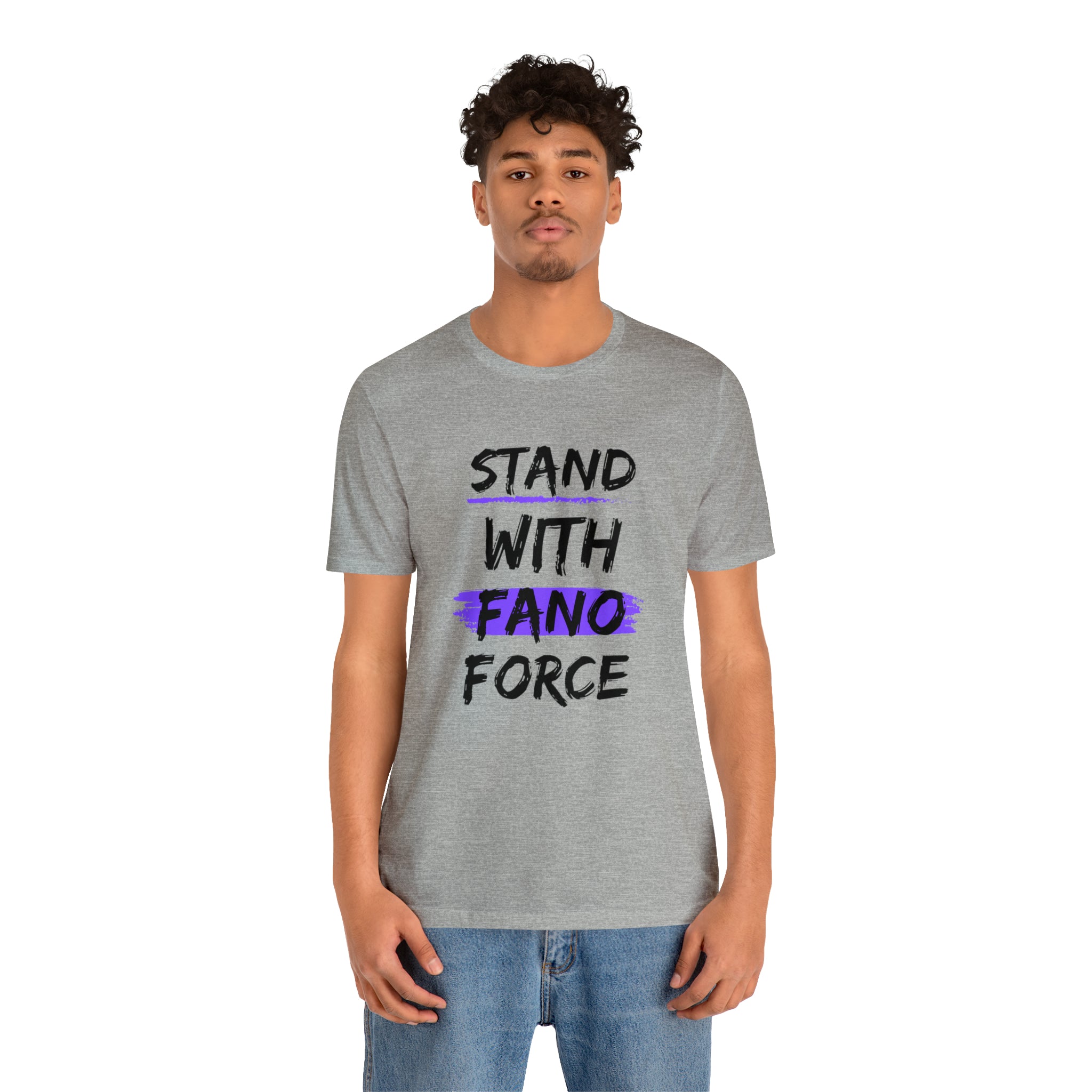 STAND WITH FANO UNISEX JERSEY TEE