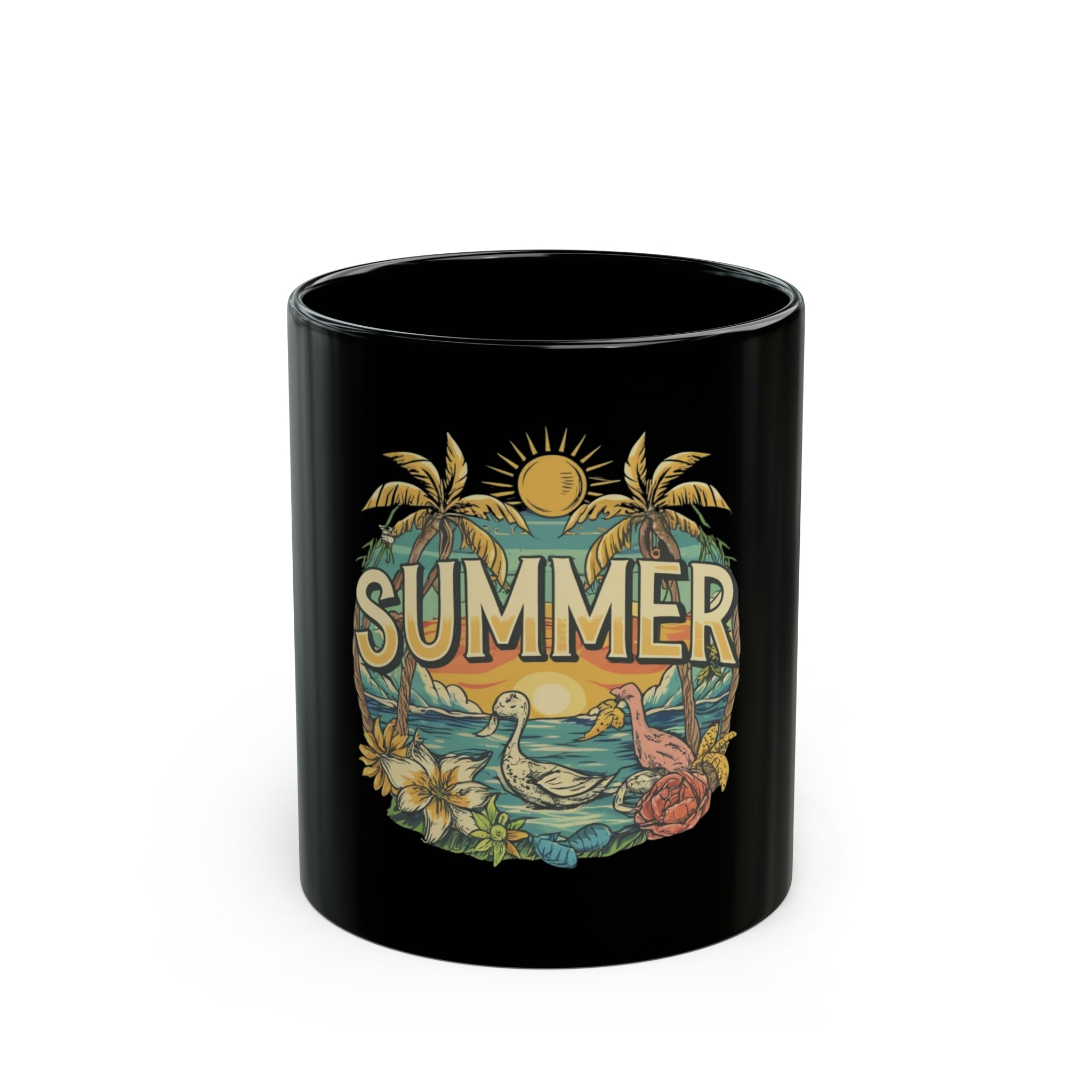 SUMMER 11oz Black Mug