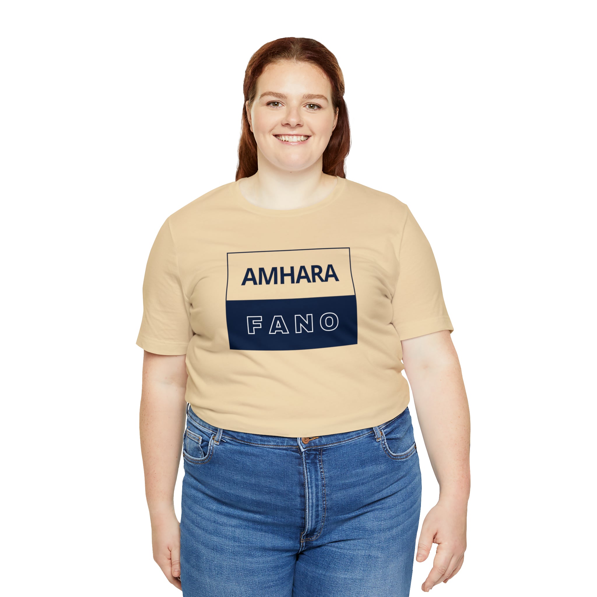 AMHARA FANO UNISEX JERSEY SHORT SLEEVE TEE