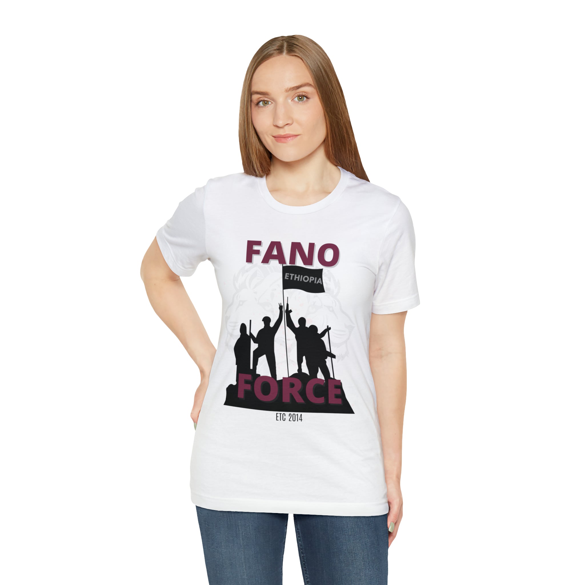 FANO GROUP WITH LION UNISEX JERSEY T-SHIRT