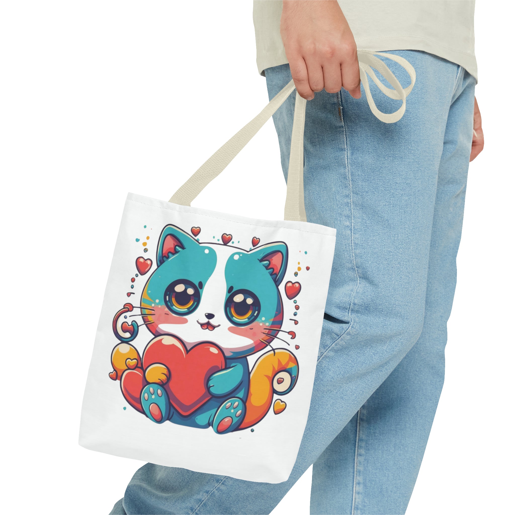 Cute Cat Tote Bag (AOP)