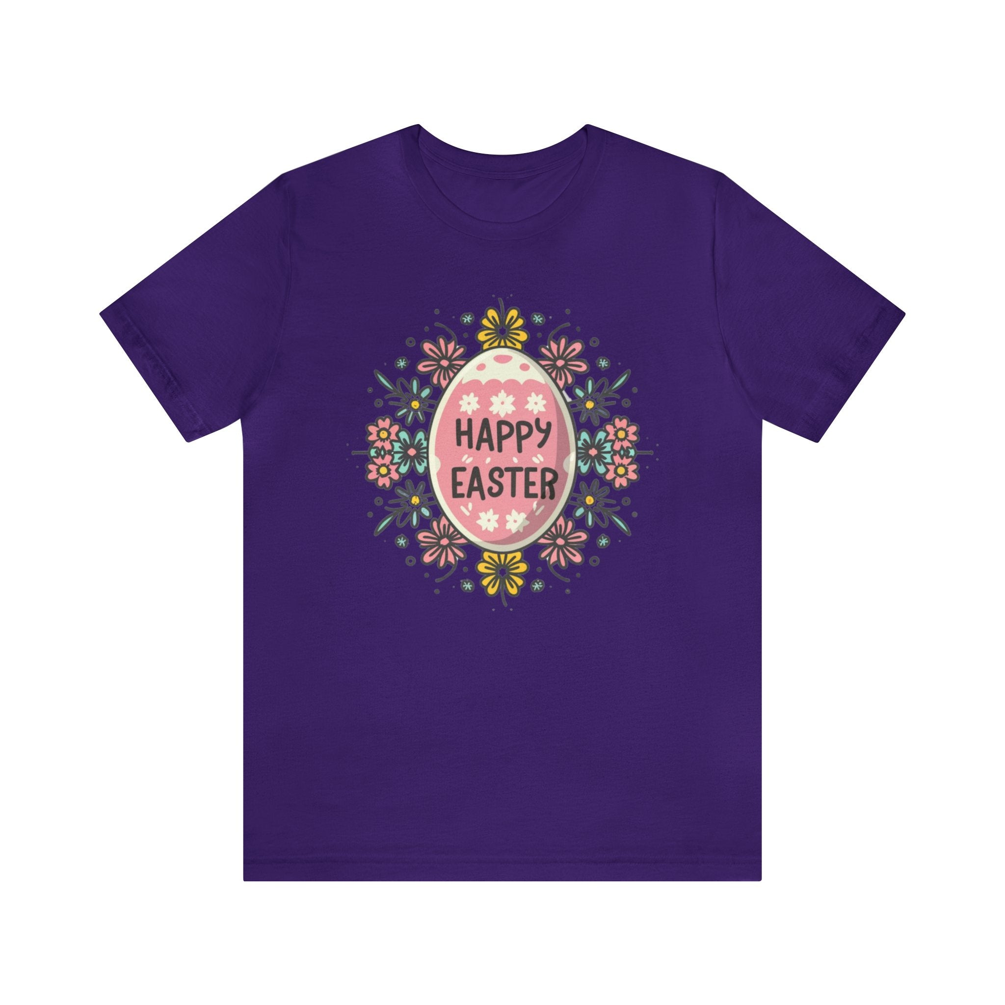 Happy Easter Unisex Jersey Short Sleeve Tee