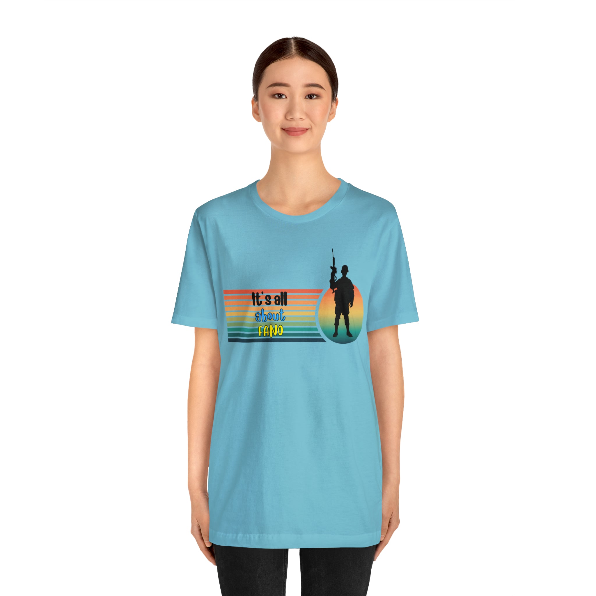 IT'S ALL ABOUT FANO UNISEX JERSEY SHORT SLEEVE TEE