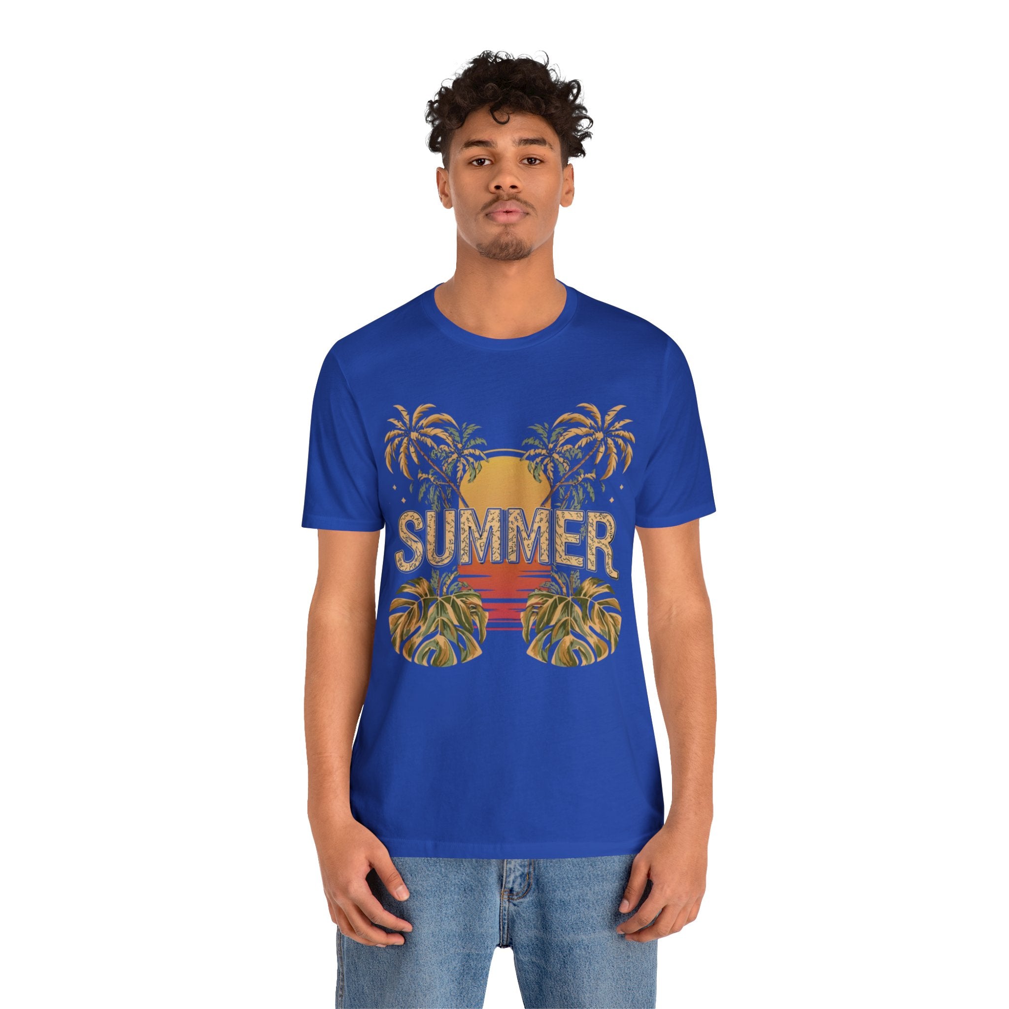 Summer Unisex Jersey Short Sleeve Tee