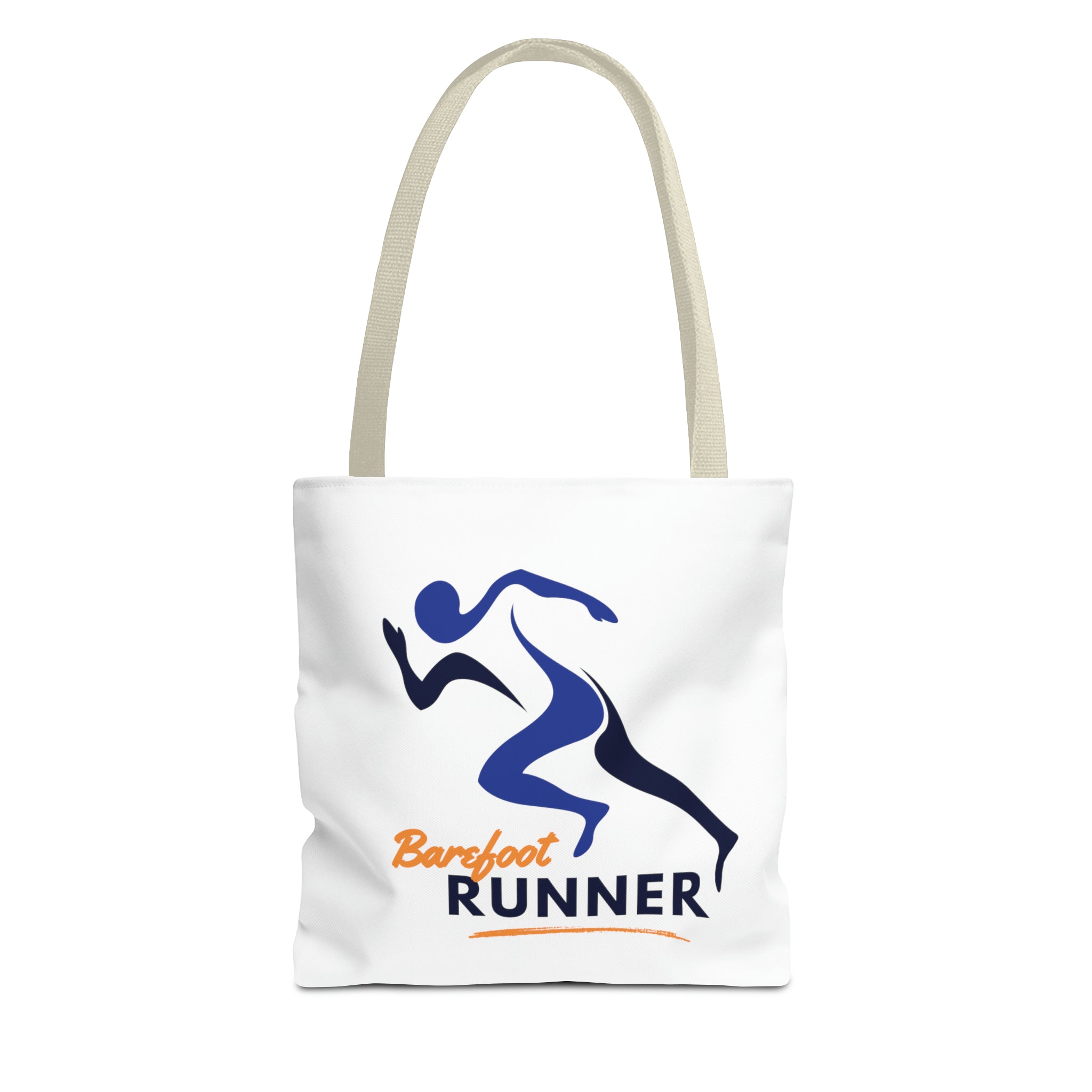 Barefoot Runner Tote Bag (AOP)