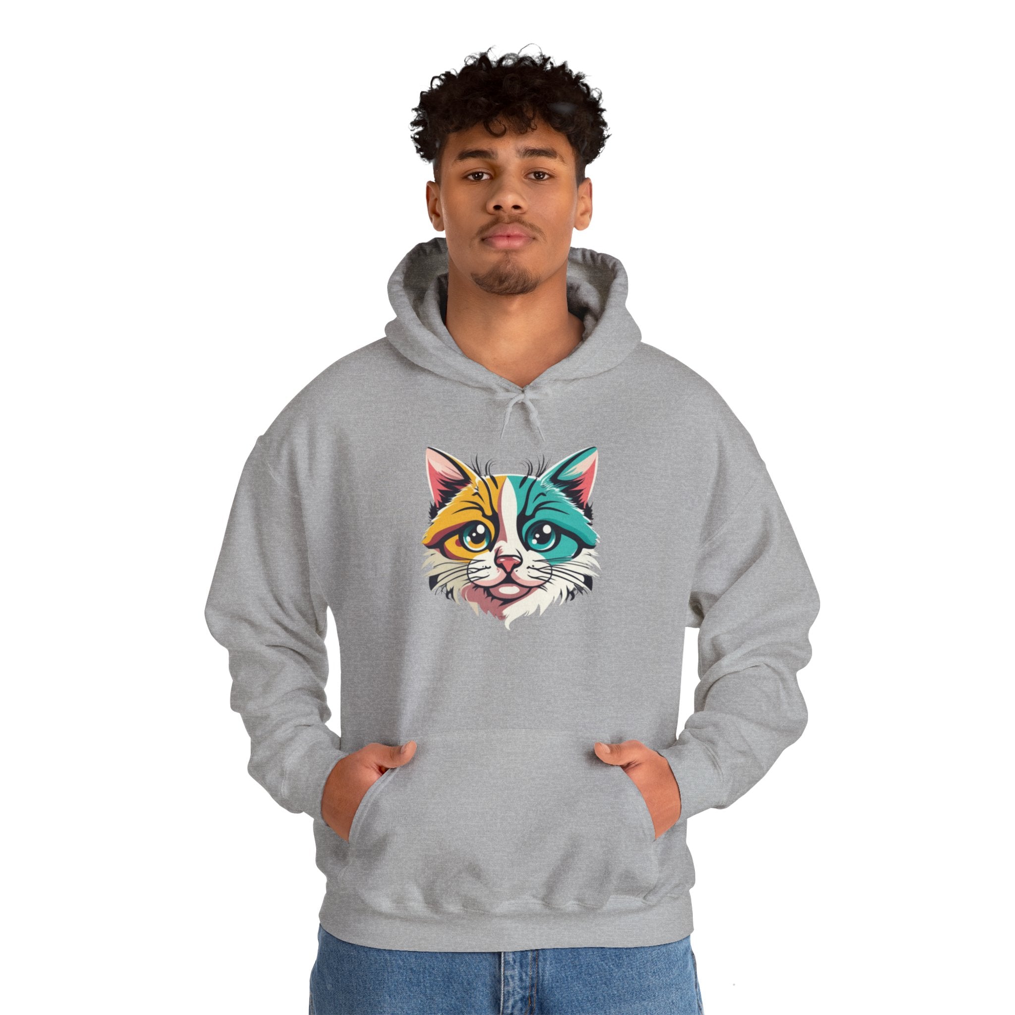 Cat Unisex Heavy Blend™ Hooded Sweatshirt