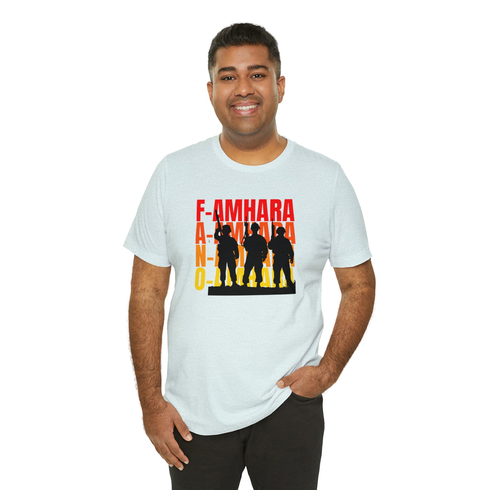 AMHARA UNISEX JERSEY SHORT SLEEVE TEE