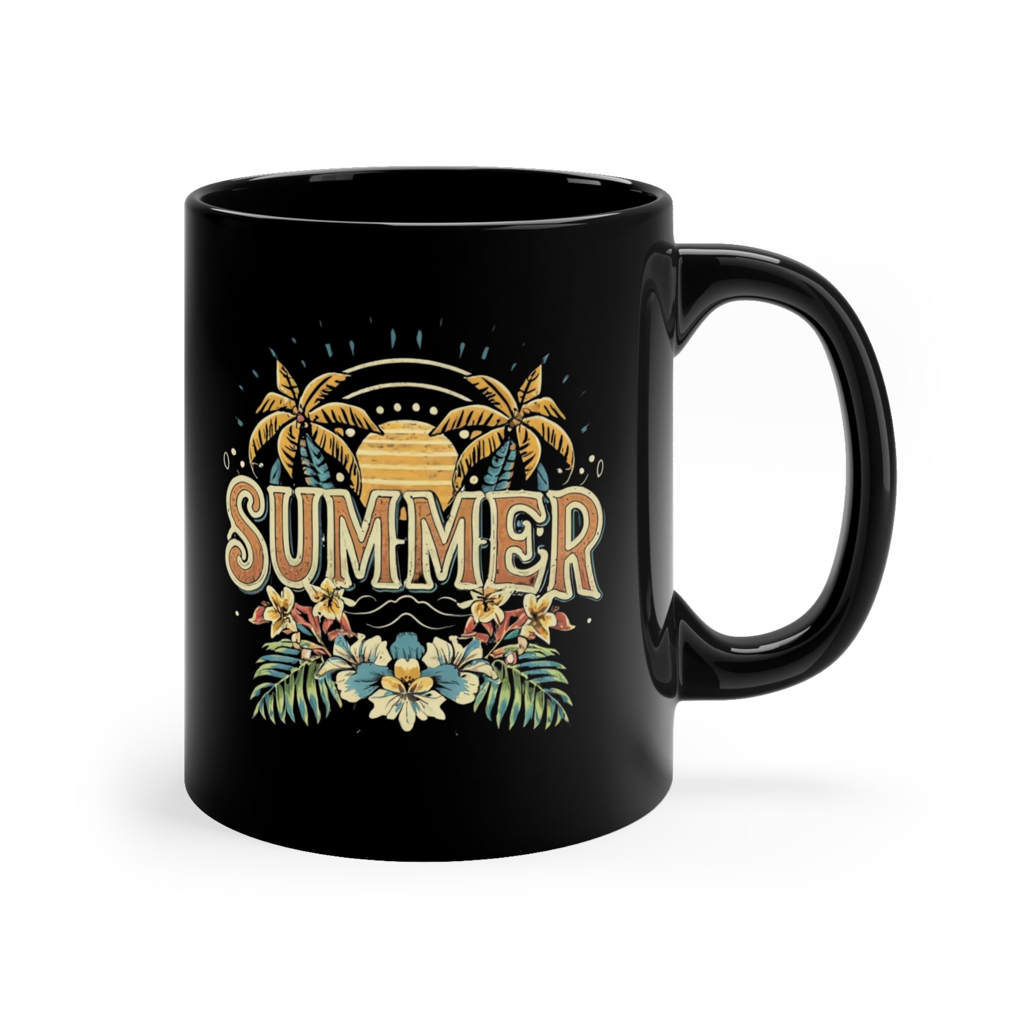 SUMMER 11oz Black Mug